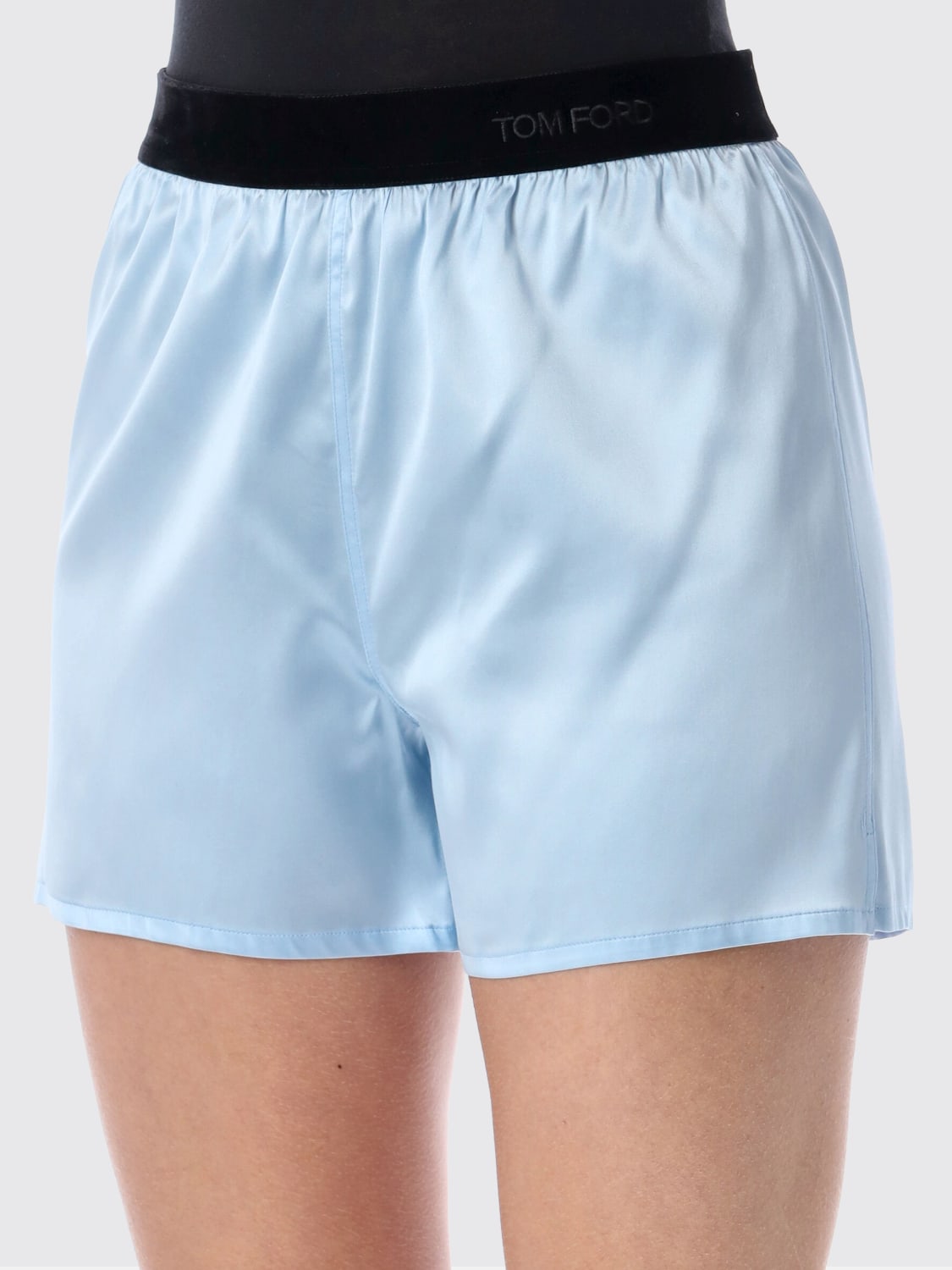 TOM FORD SHORTS: Shorts woman Tom Ford, Blue - Img 3
