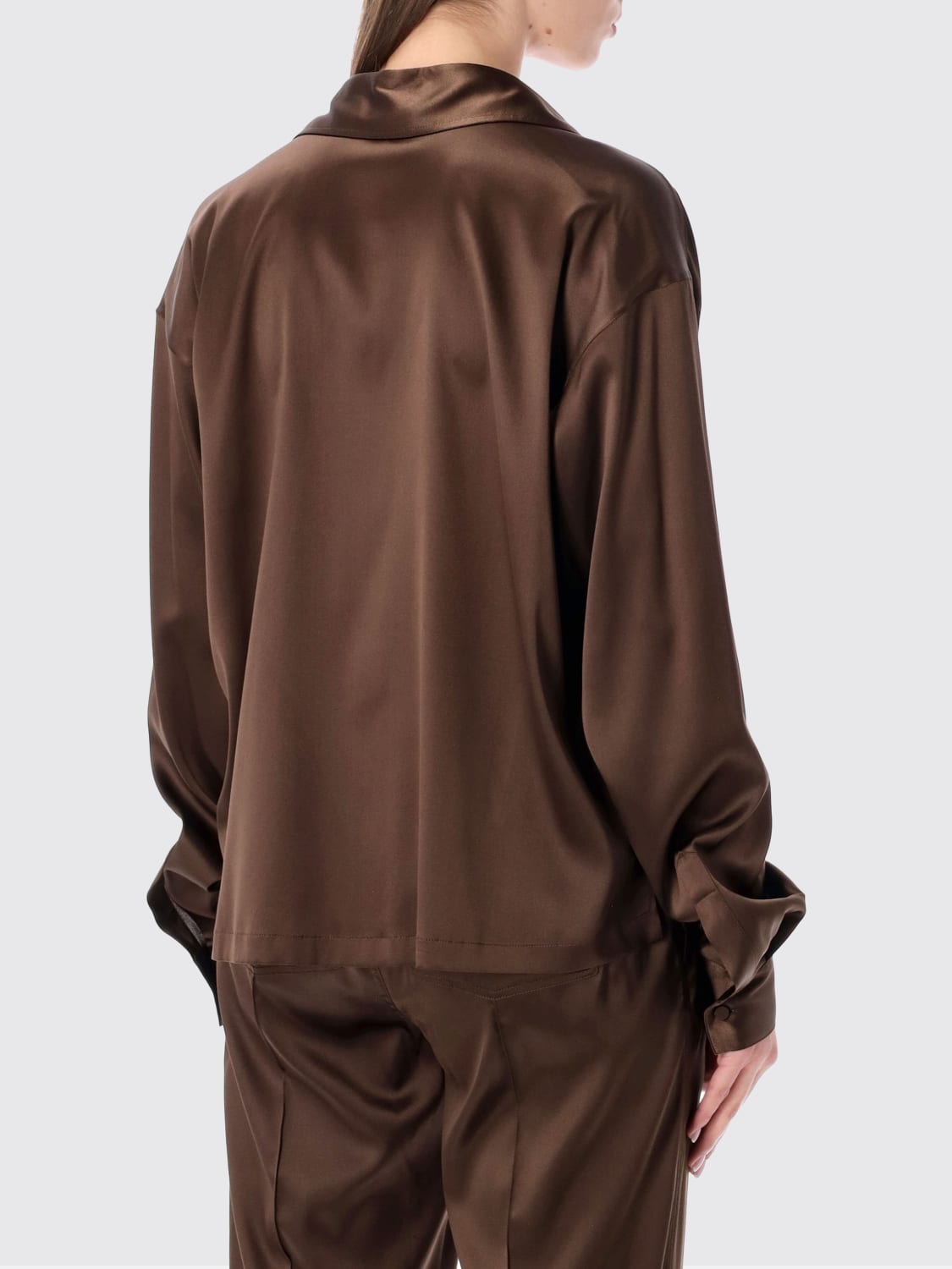 TOM FORD CAMISA: Camiseta mujer Tom Ford, Crema - Img 2