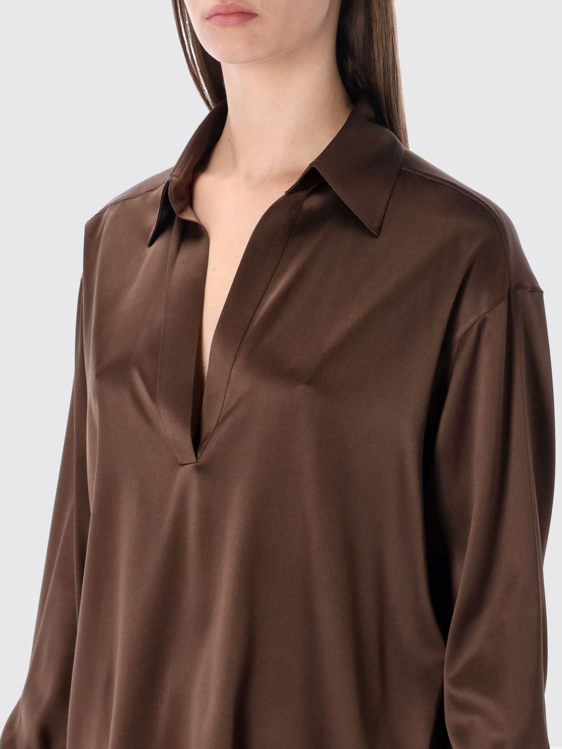 TOM FORD CAMISA: Camiseta mujer Tom Ford, Crema - Img 3
