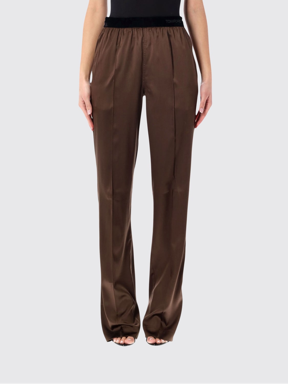 TOM FORD PANTS: Pants woman Tom Ford, Cream - Img 1