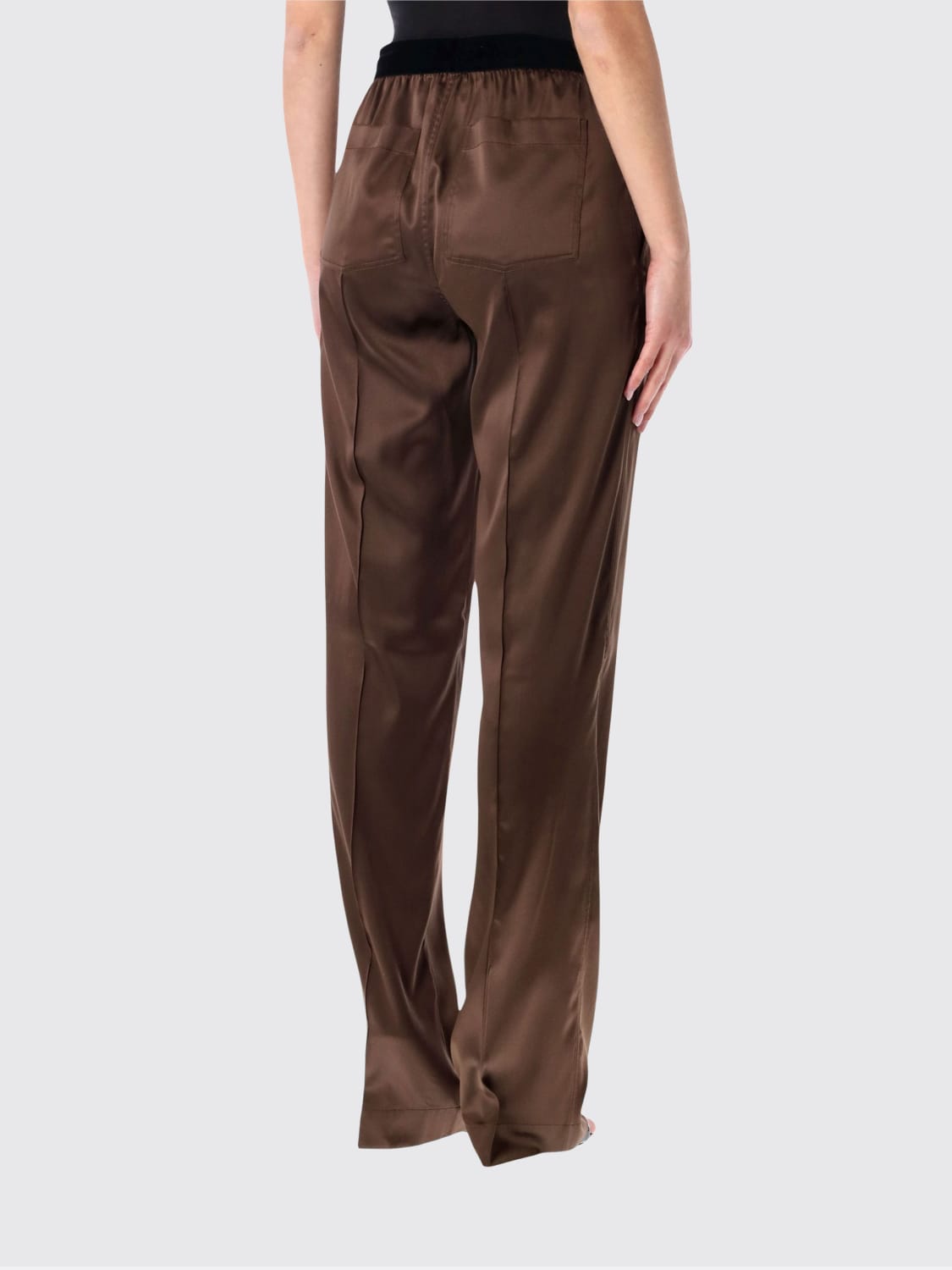 TOM FORD PANTS: Pants woman Tom Ford, Cream - Img 2