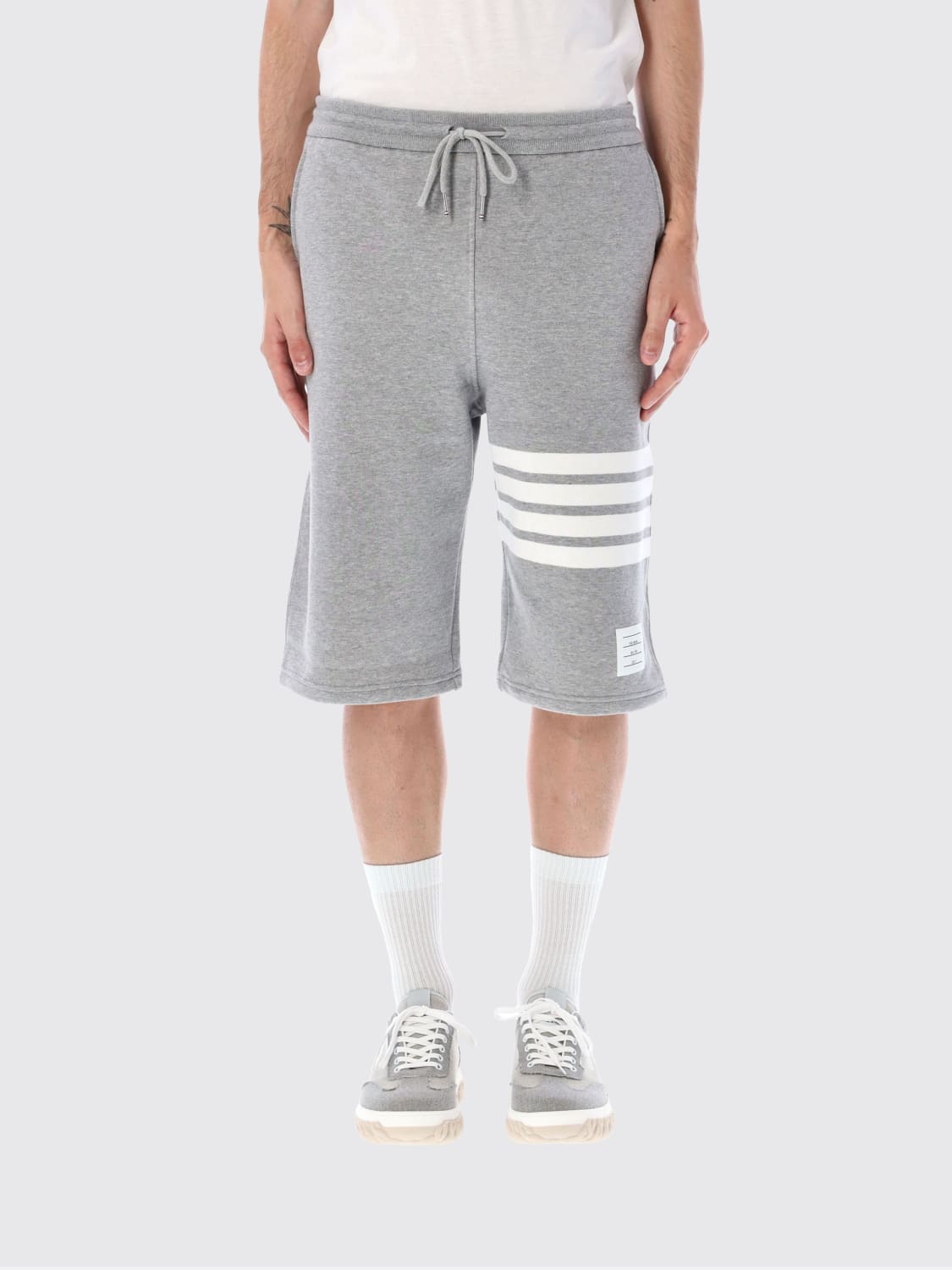 THOM BROWNE SHORTS: Shorts men Thom Browne, Grey - Img 1