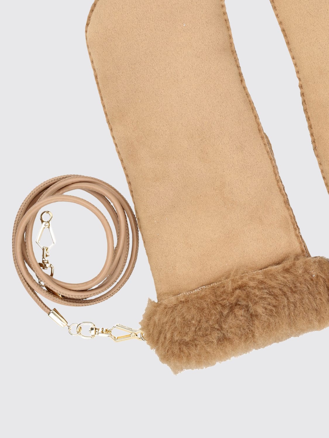 MAX MARA GLOVES: Gloves woman Max Mara, Brown - Img 2