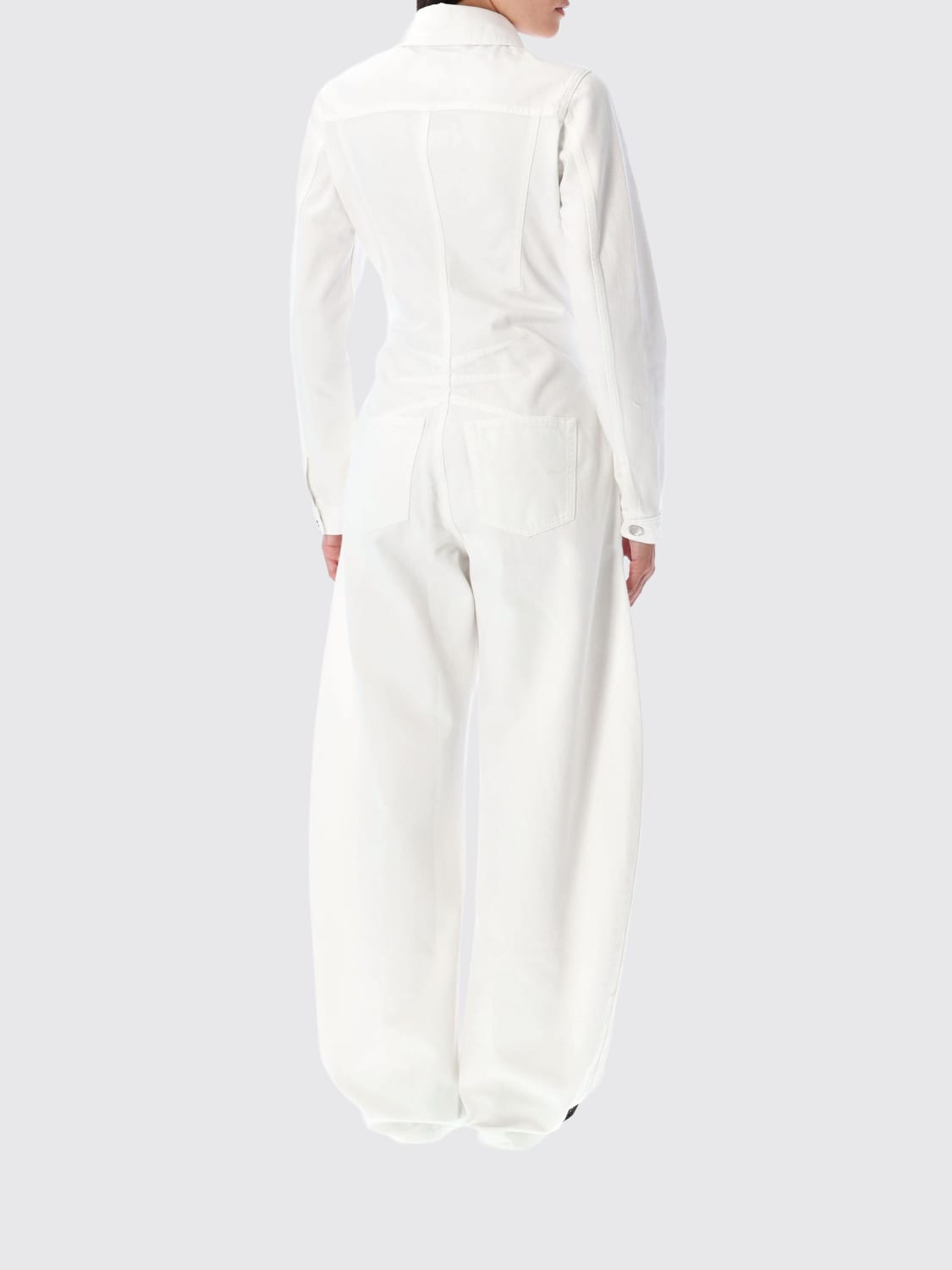 ALAÏA MONO: Mono mujer AlaÏa, Blanco - Img 2