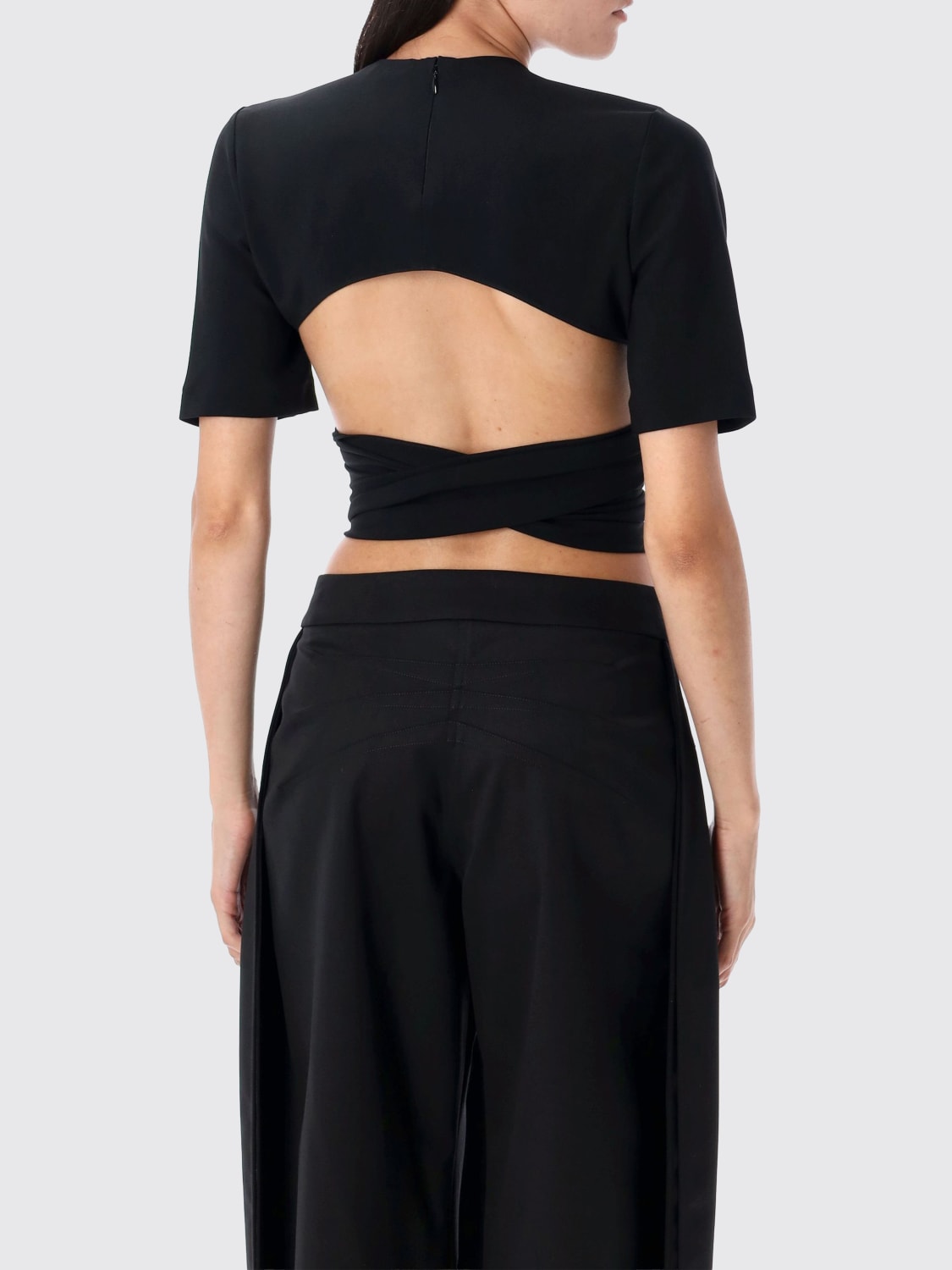 ALAÏA TOP: Top woman AlaÏa, Black - Img 2