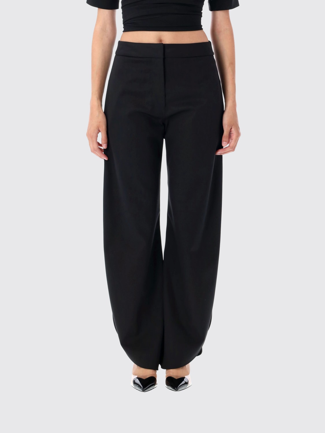 ALAÏA PANTS: Pants woman AlaÏa, Black - Img 1
