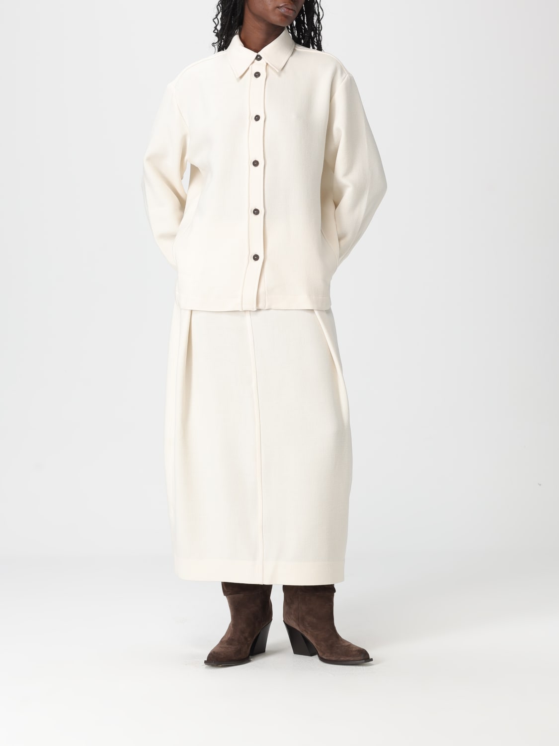 STUDIO NICHOLSON PULLOVER: Pullover damen Studio Nicholson, Weiß - Img 2