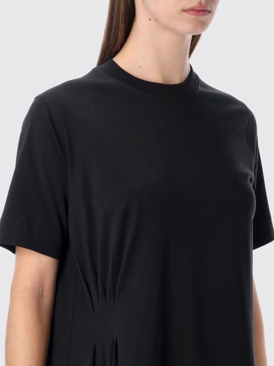 LOU LOU STUDIO ABITO: Abito asimmetrico Lou Lou Studio in cotone , Nero - Img 3