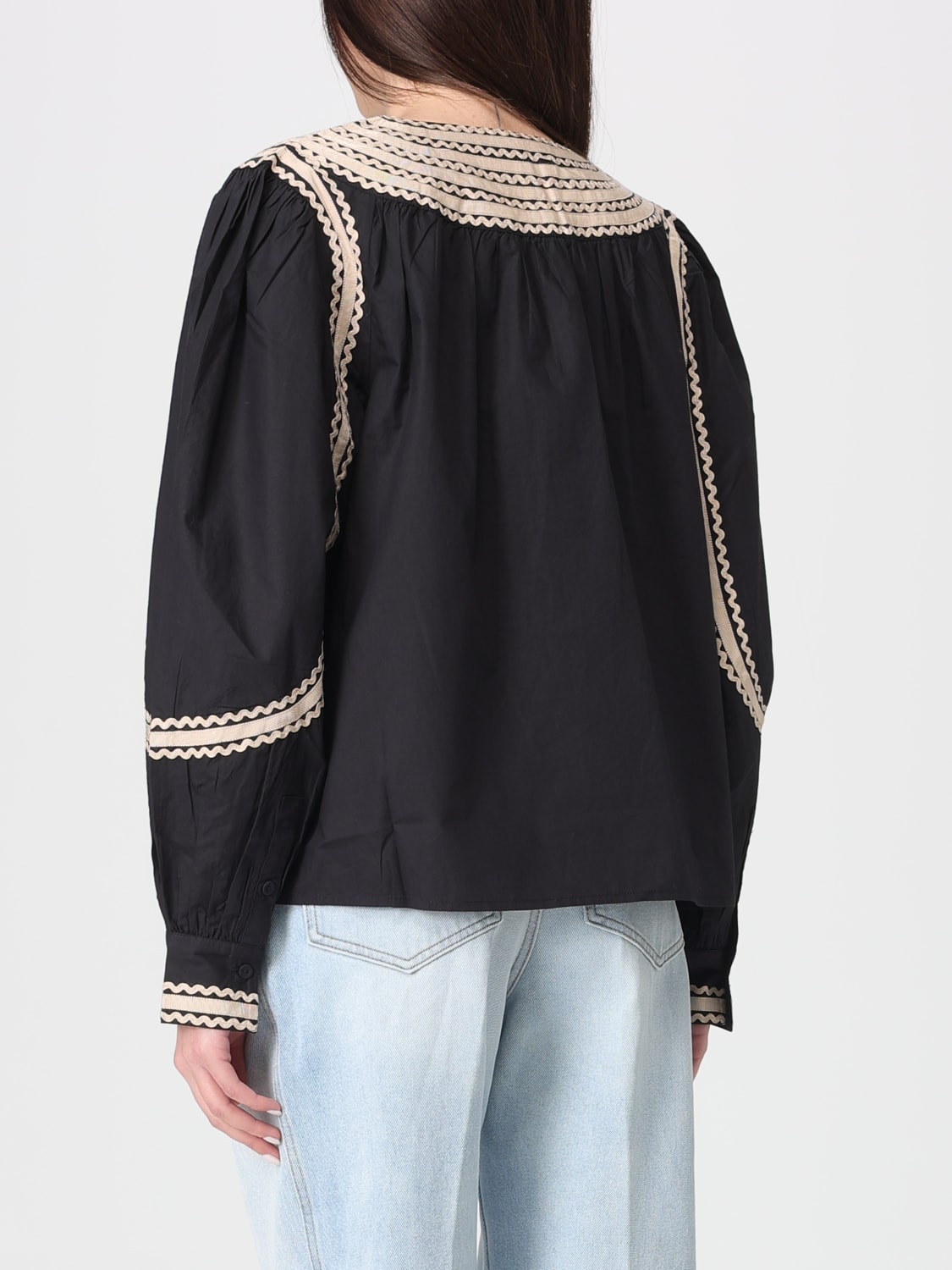 ULLA JOHNSON SHIRT: Shirt woman Ulla Johnson, Black - Img 2