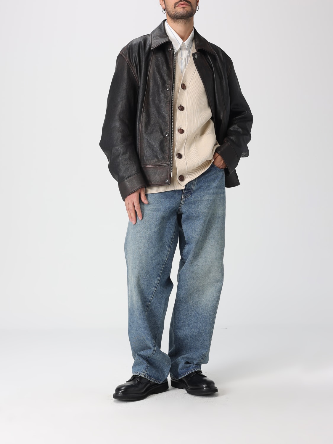 GOLDEN GOOSE CARDIGAN: Cardigan men Golden Goose, Beige - Img 2