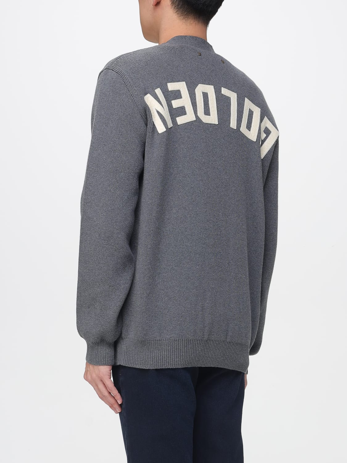 GOLDEN GOOSE CARDIGAN: Cardigan men Golden Goose, Grey - Img 2