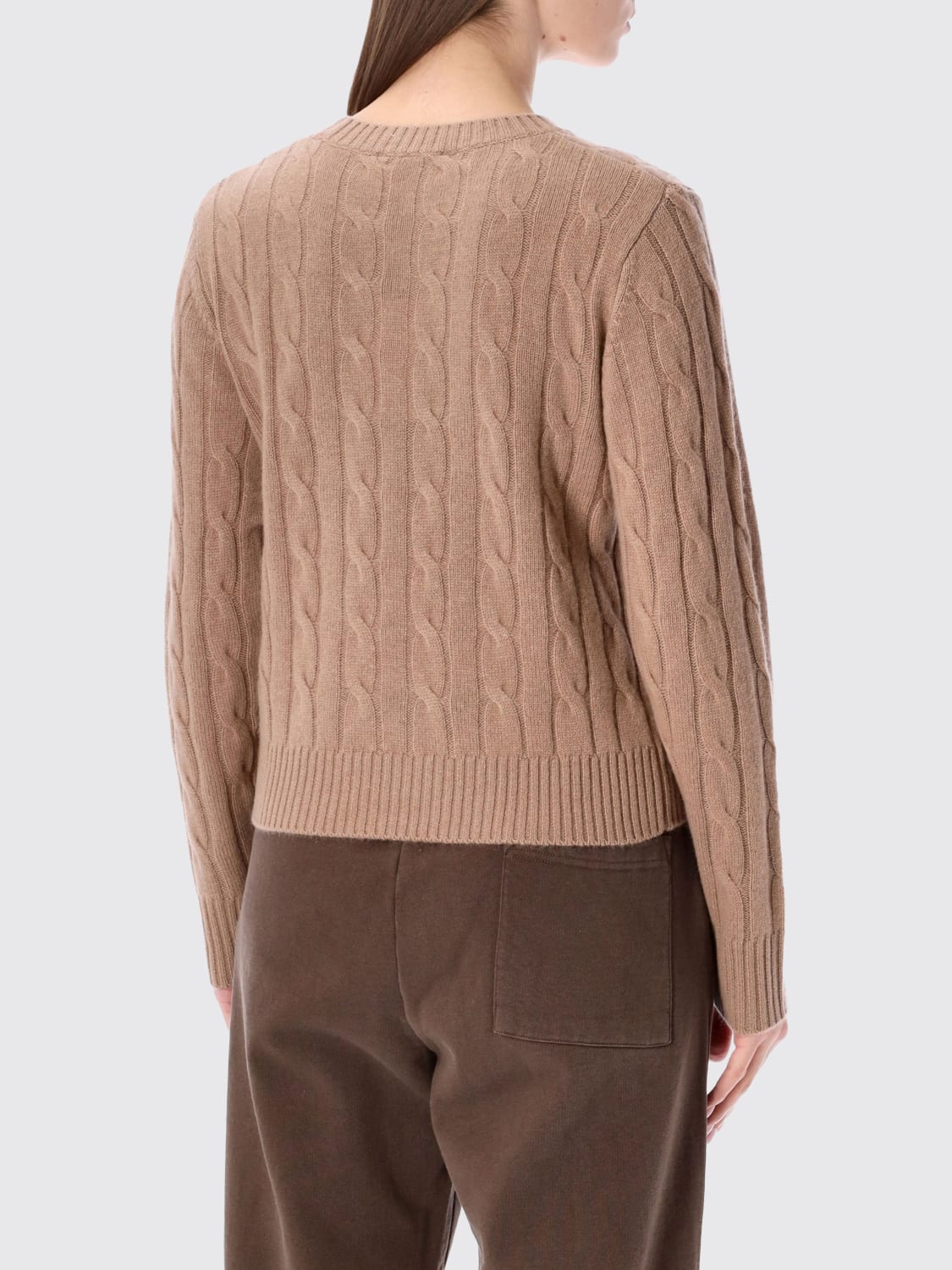 SPORTY & RICH SWEATER: Sweater woman Sporty & Rich, Brown - Img 2