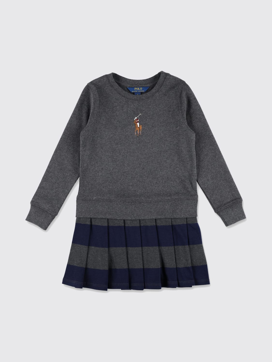 POLO RALPH LAUREN DRESS: Dress kids Polo Ralph Lauren, Blue - Img 1