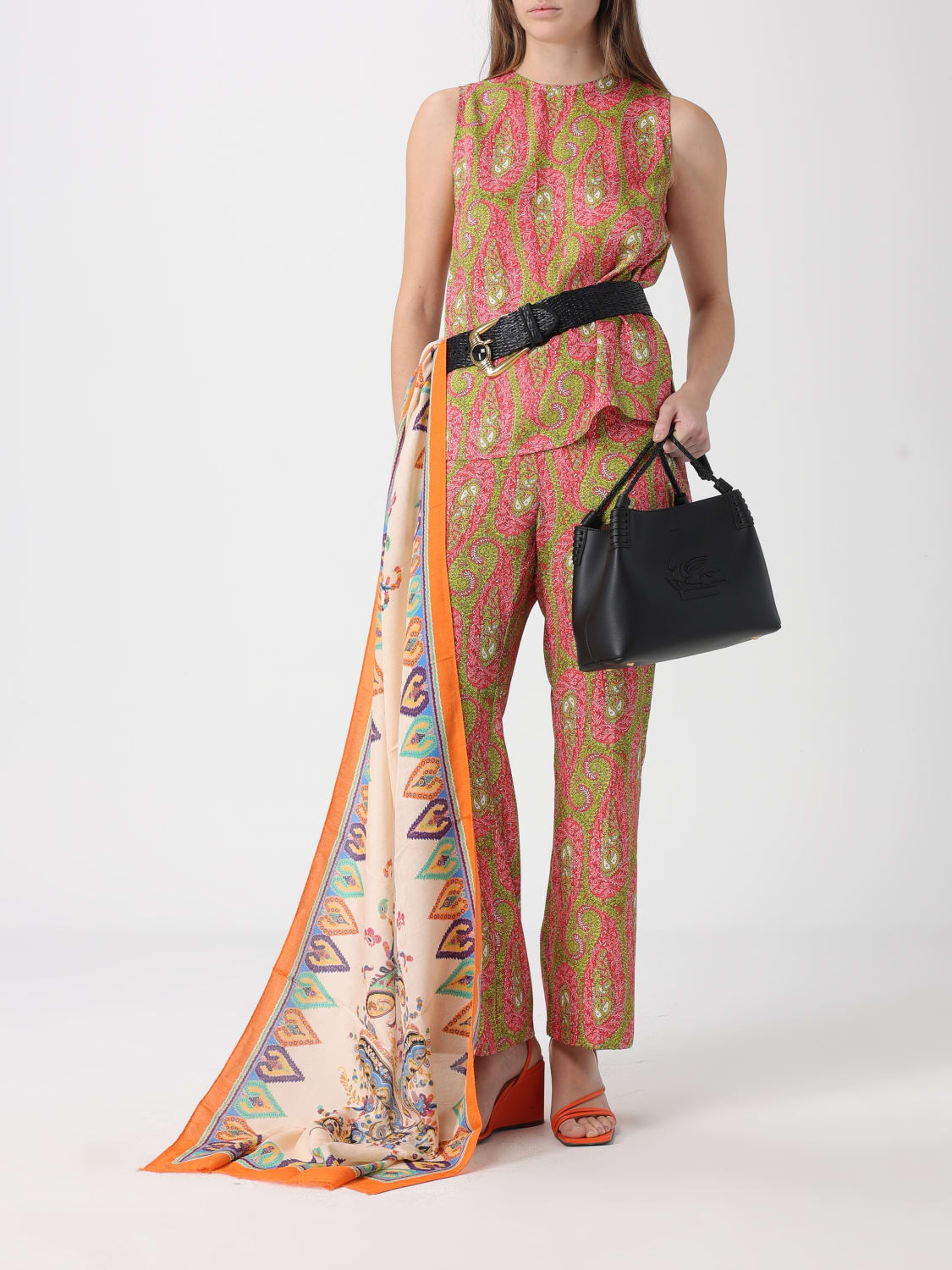 ETRO SHOULDER BAG: Shoulder bag woman Etro, Black - Img 2