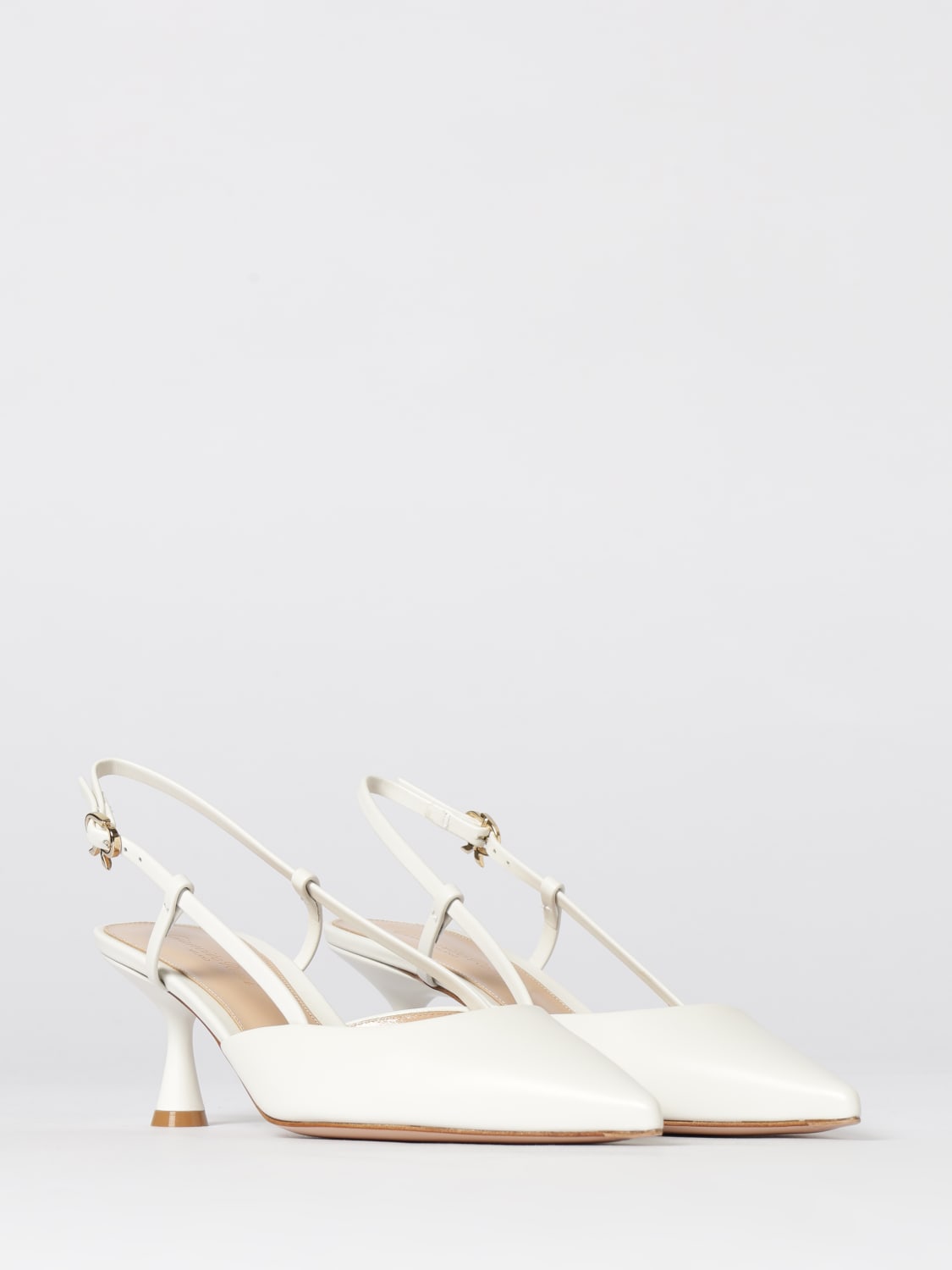 GIANVITO ROSSI ZAPATOS DE TACÓN: Zapatos de tacón mujer Gianvito Rossi, Blanco - Img 2