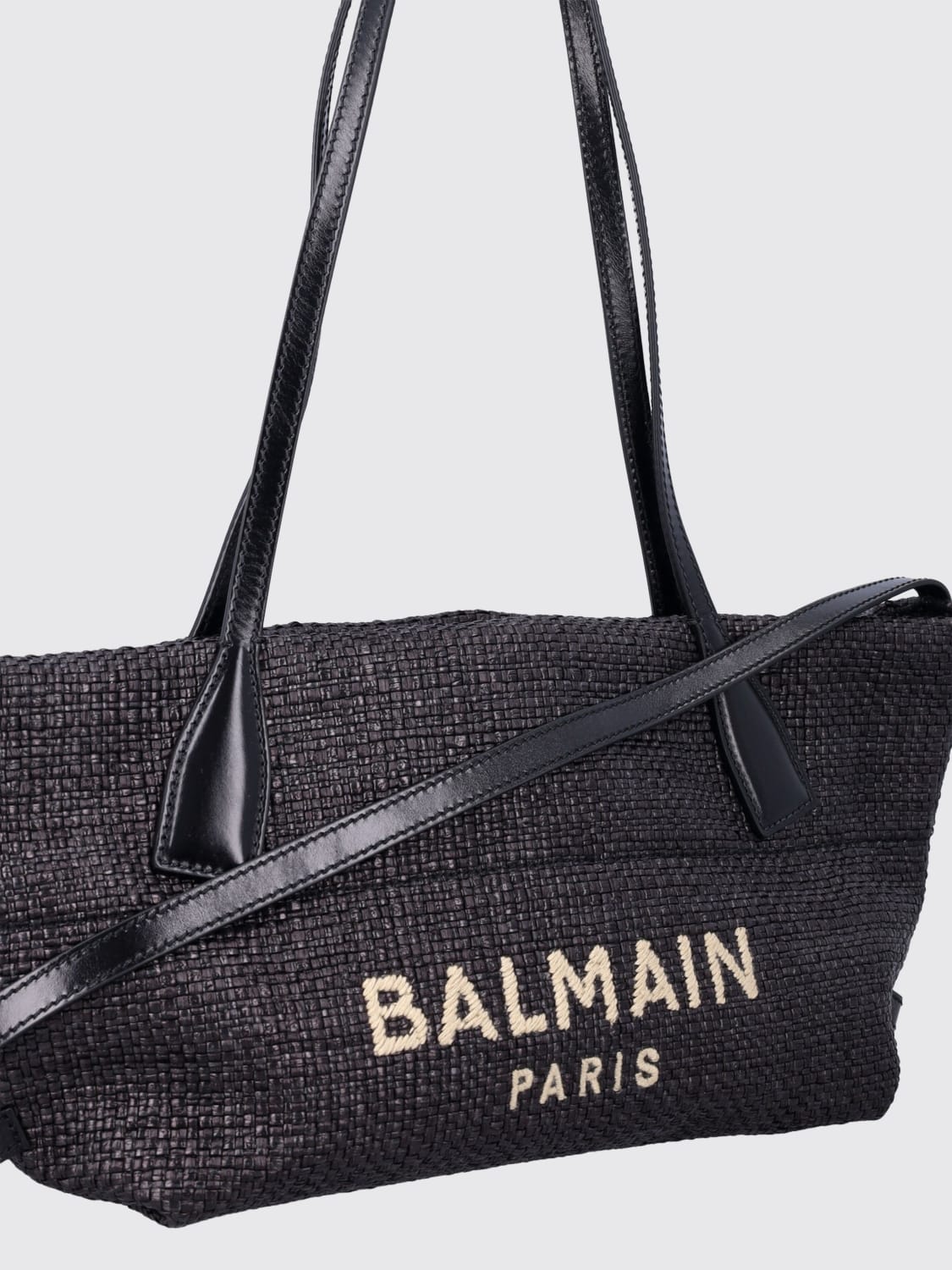 BALMAIN BORSA A MANO: Borsa a mano donna Balmain, Nero - Img 3