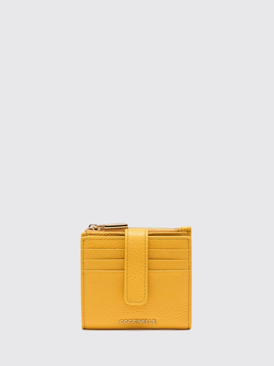 COCCINELLE WALLET: Wallet woman Coccinelle, Yellow - Img 1