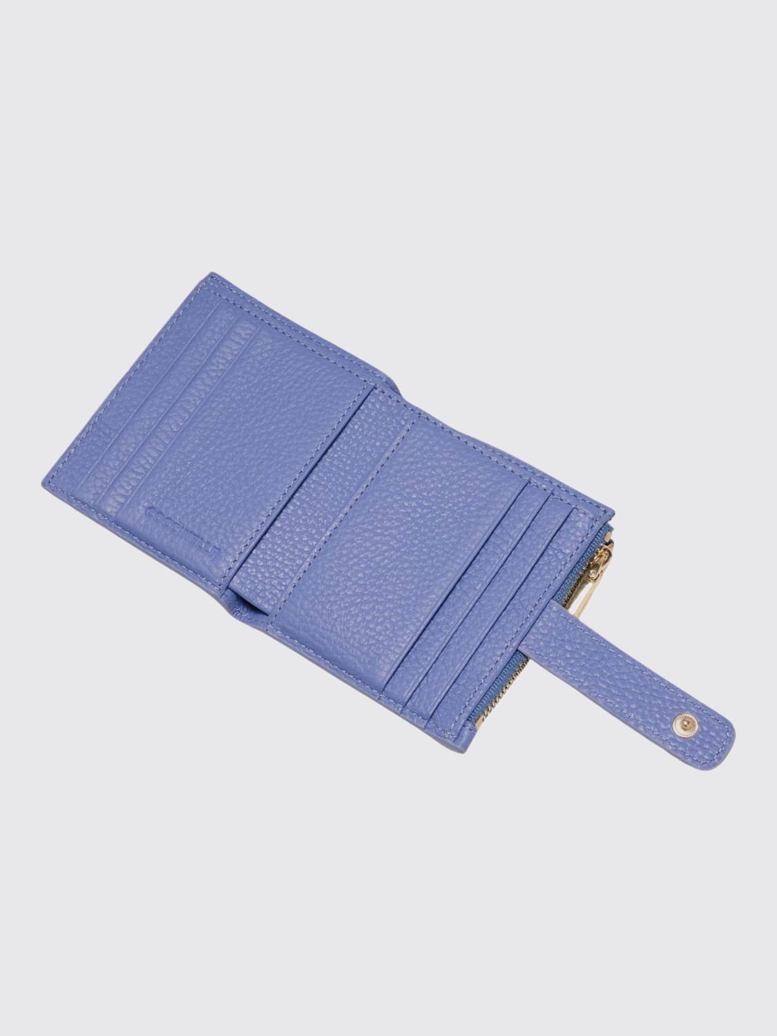 COCCINELLE WALLET: Wallet woman Coccinelle, Gnawed Blue - Img 2