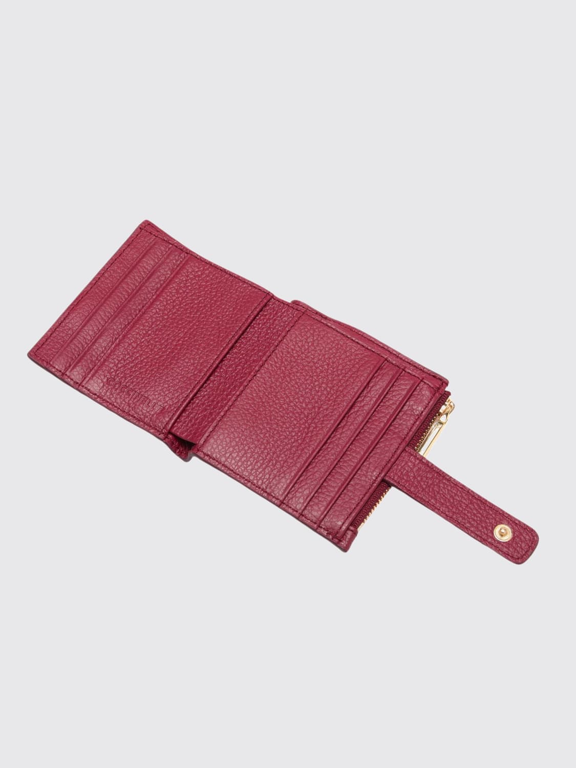 COCCINELLE WALLET: Wallet woman Coccinelle, Burgundy - Img 2