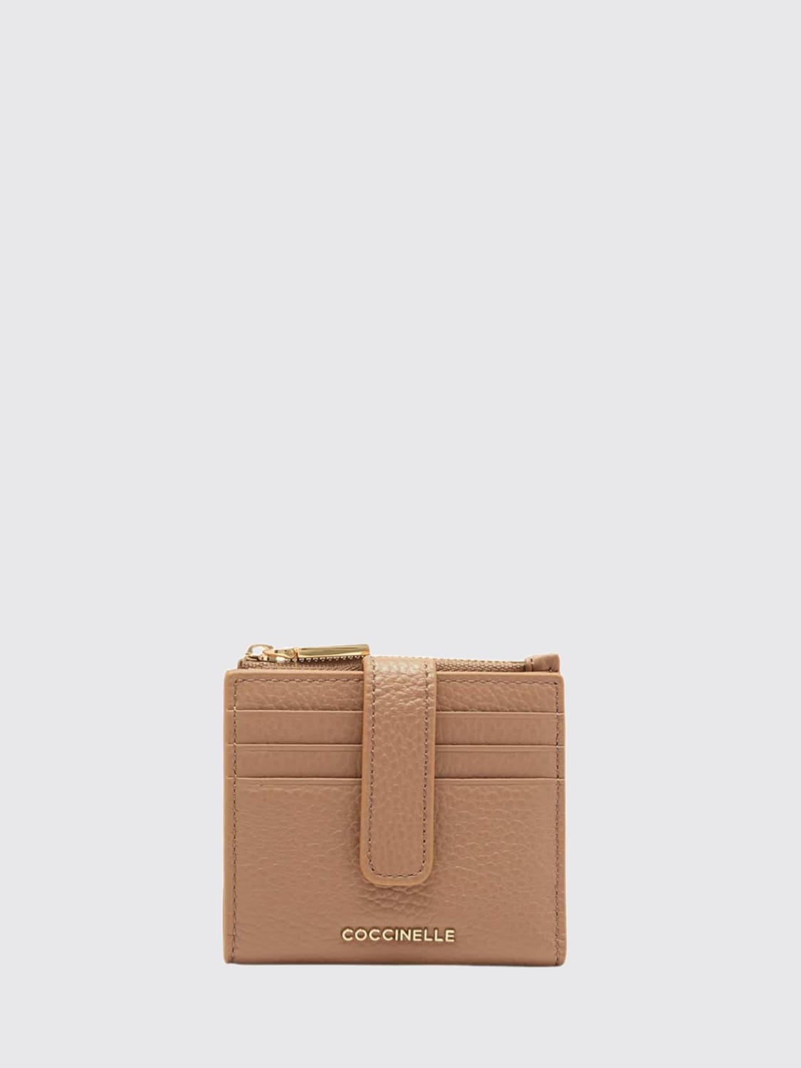 COCCINELLE WALLET: Wallet woman Coccinelle, Natural - Img 1