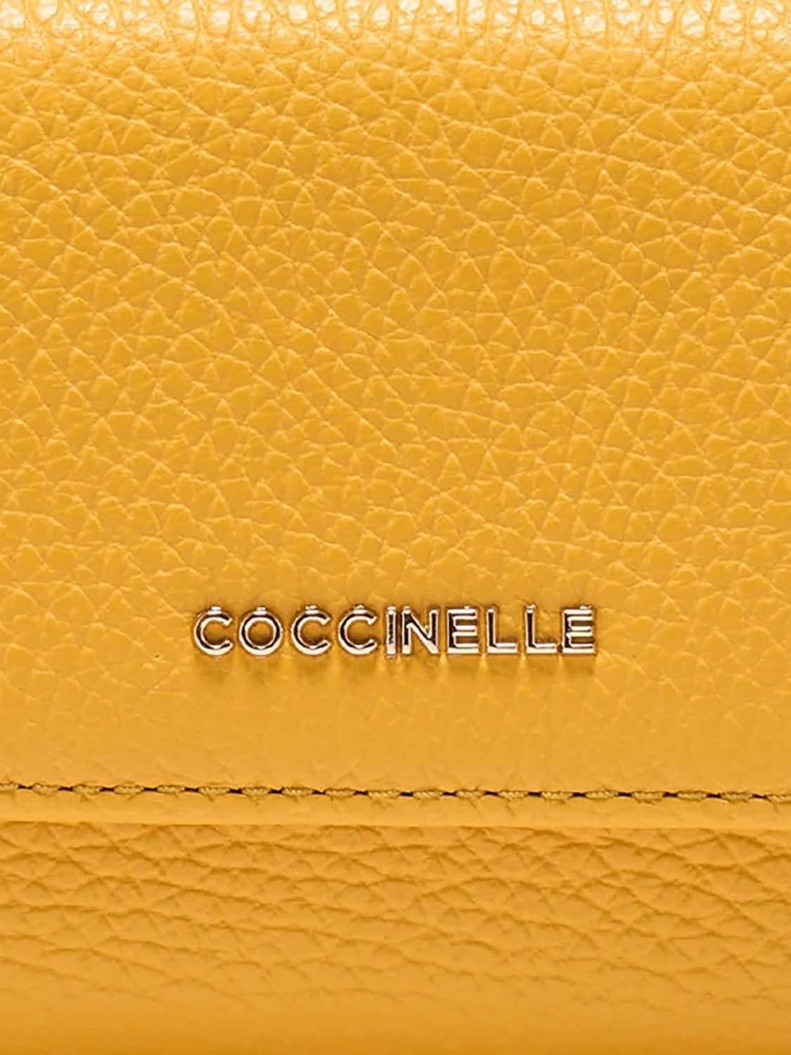 COCCINELLE GELDBÖRSE: Geldbörse damen Coccinelle, Gelb - Img 3