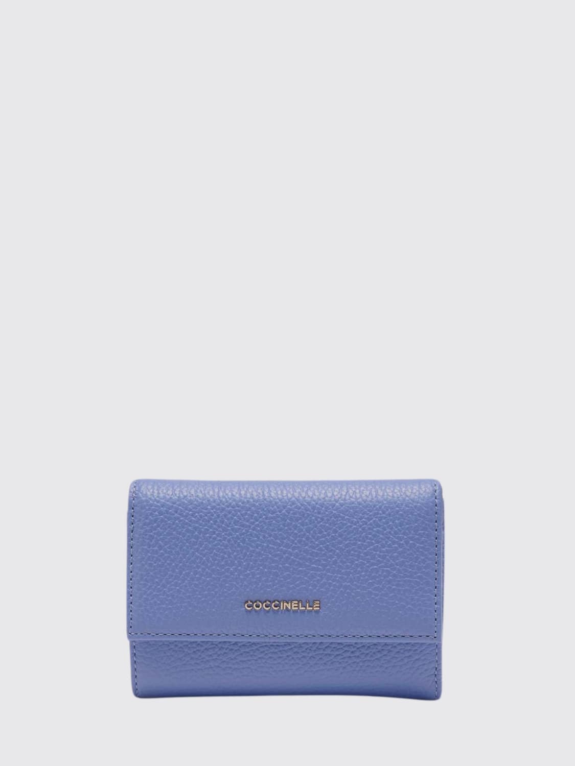COCCINELLE WALLET: Wallet woman Coccinelle, Gnawed Blue - Img 1