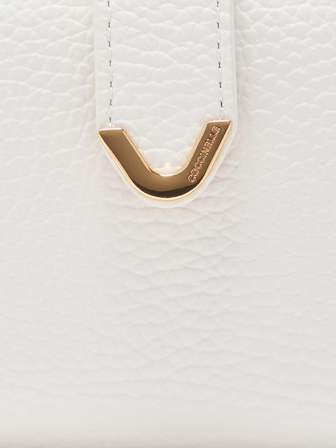 COCCINELLE WALLET: Wallet woman Coccinelle, White - Img 3