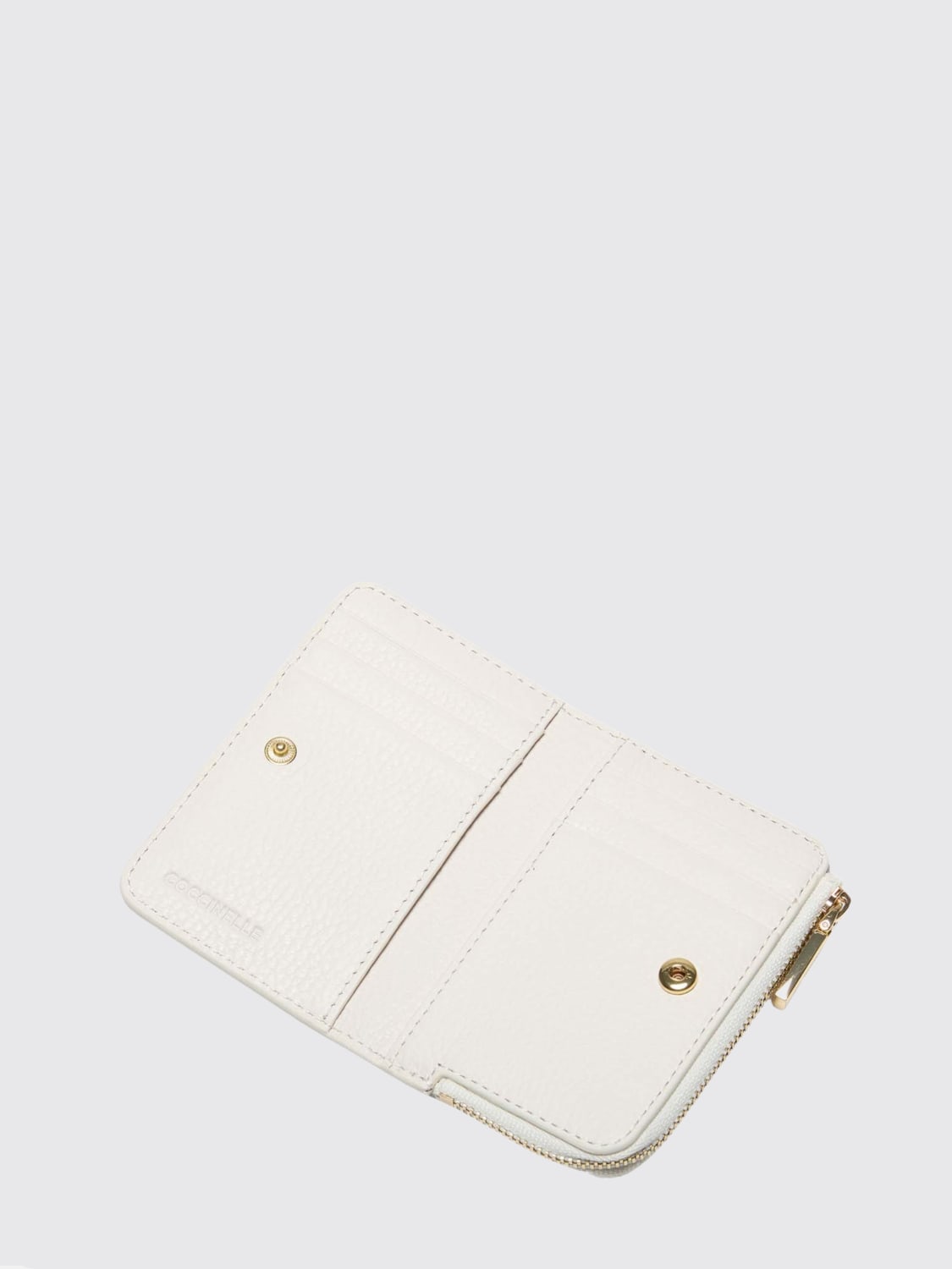 COCCINELLE WALLET: Wallet woman Coccinelle, White - Img 2