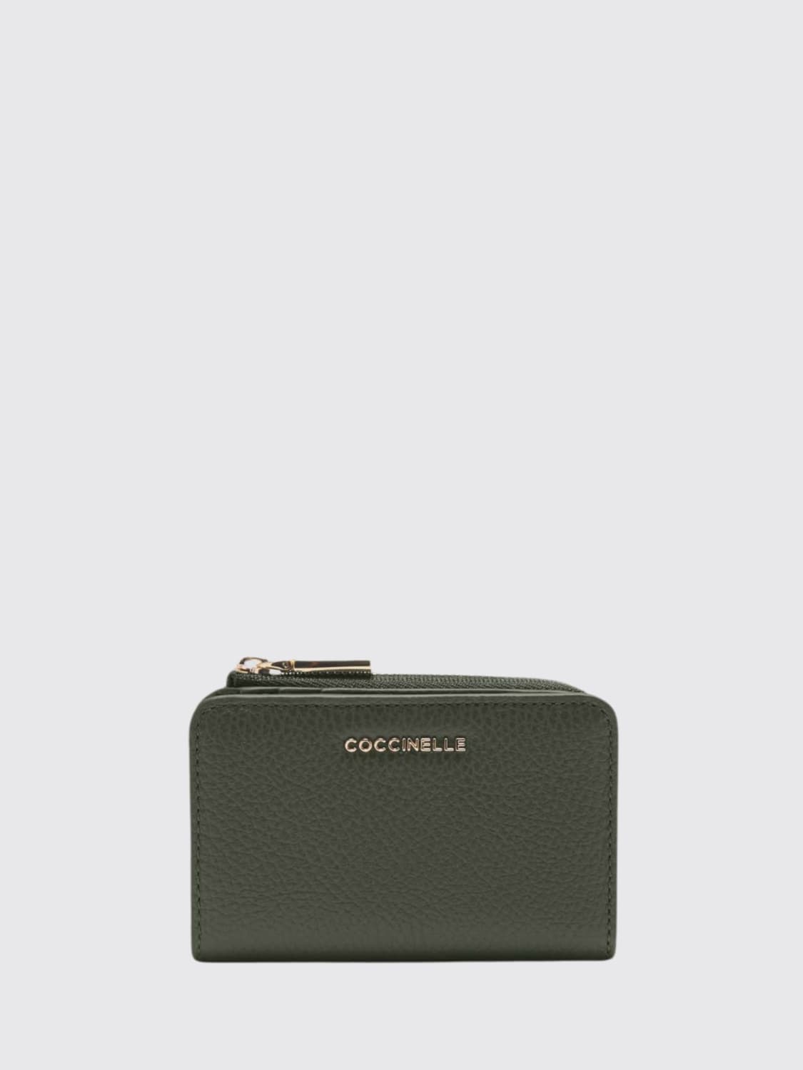 COCCINELLE WALLET: Wallet woman Coccinelle, Green - Img 1