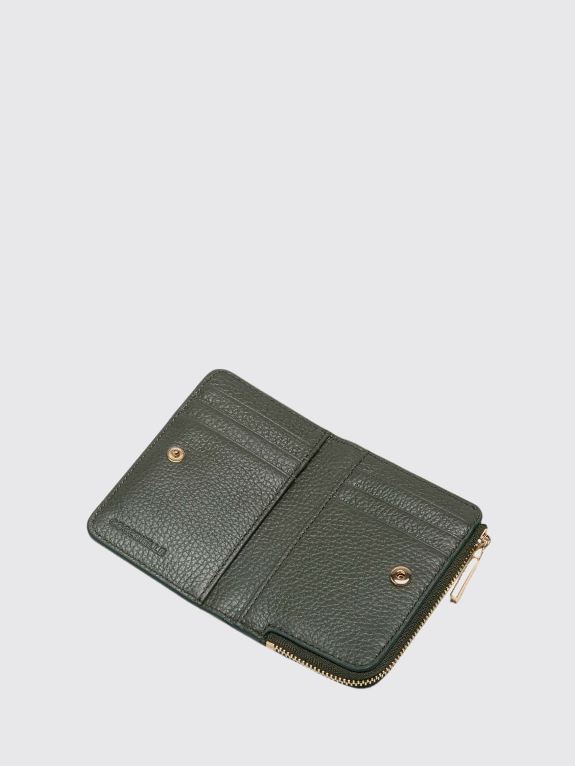 COCCINELLE WALLET: Wallet woman Coccinelle, Green - Img 2