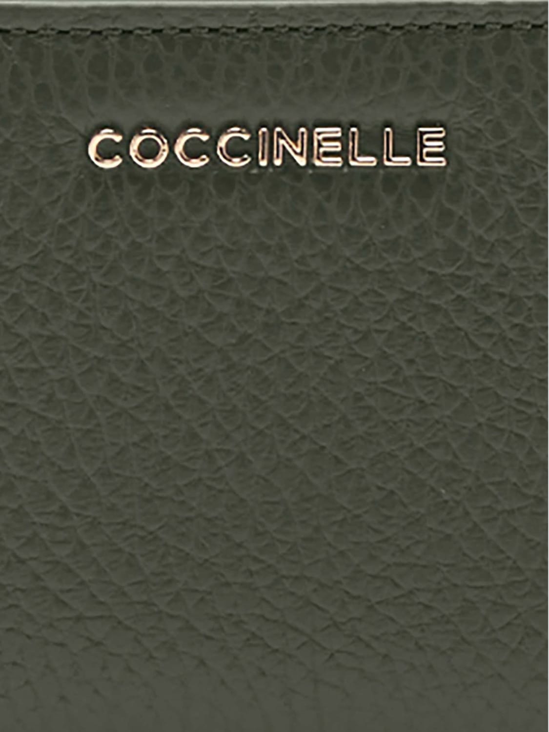 COCCINELLE WALLET: Wallet woman Coccinelle, Green - Img 3