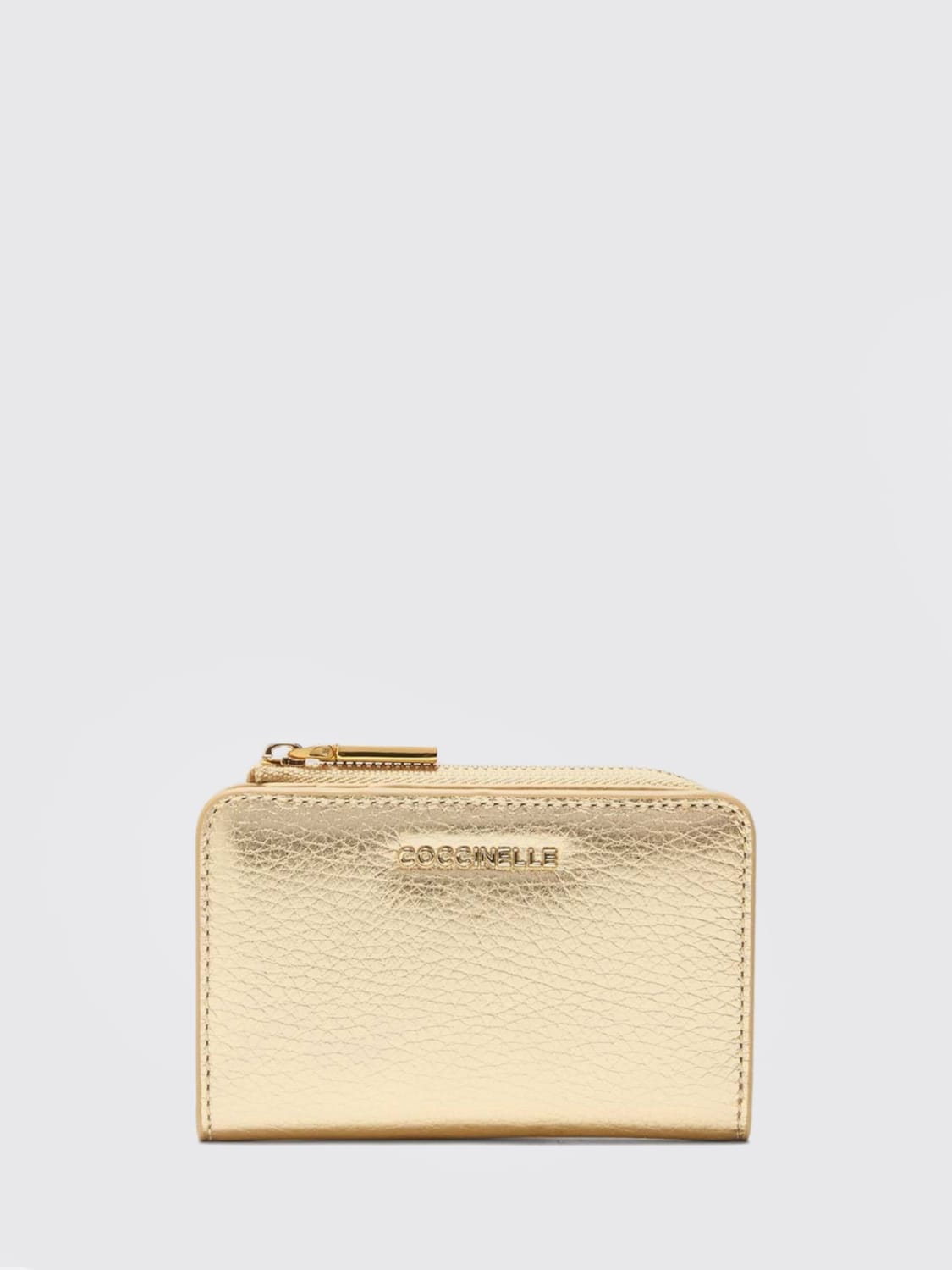 COCCINELLE WALLET: Wallet woman Coccinelle, Gold - Img 1