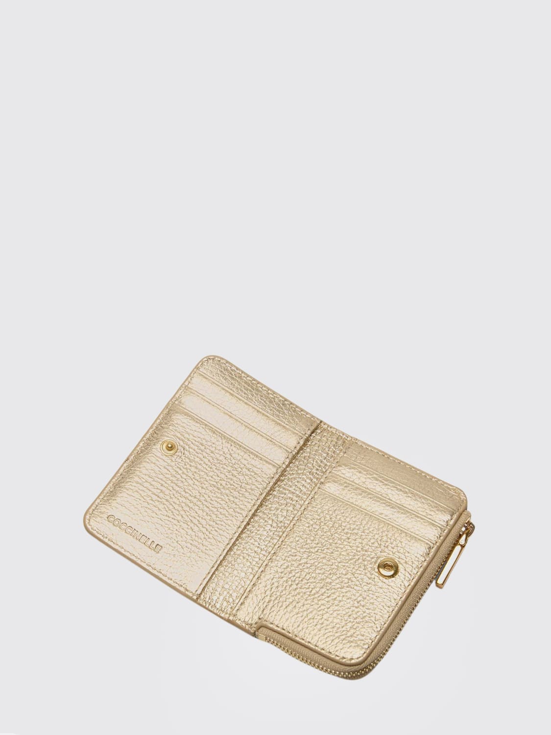 COCCINELLE WALLET: Wallet woman Coccinelle, Gold - Img 2