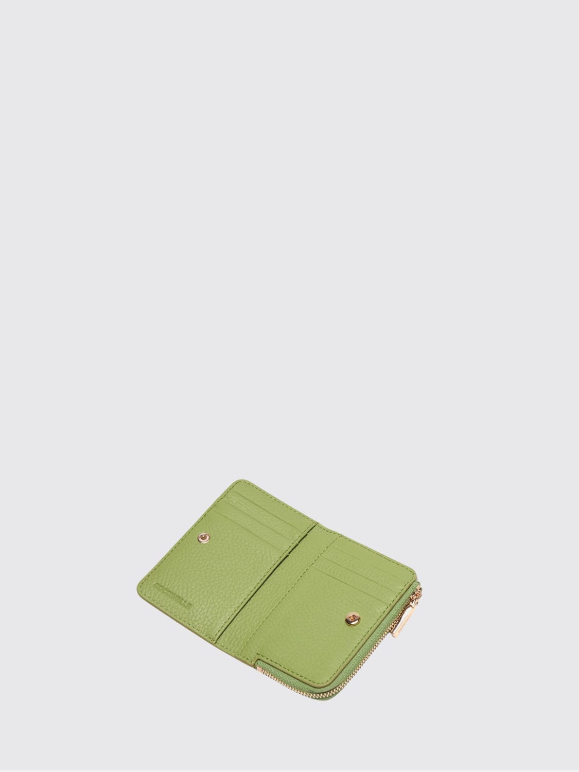 COCCINELLE CARTERA: Cartera mujer Coccinelle, Verde Bosque - Img 2