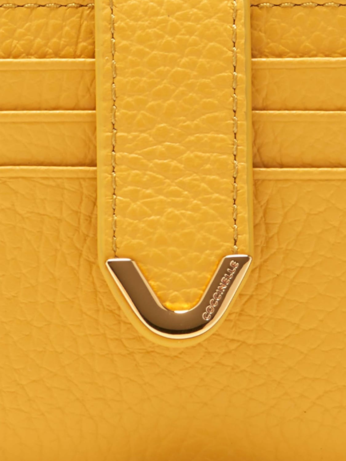 COCCINELLE WALLET: Wallet woman Coccinelle, Yellow - Img 4