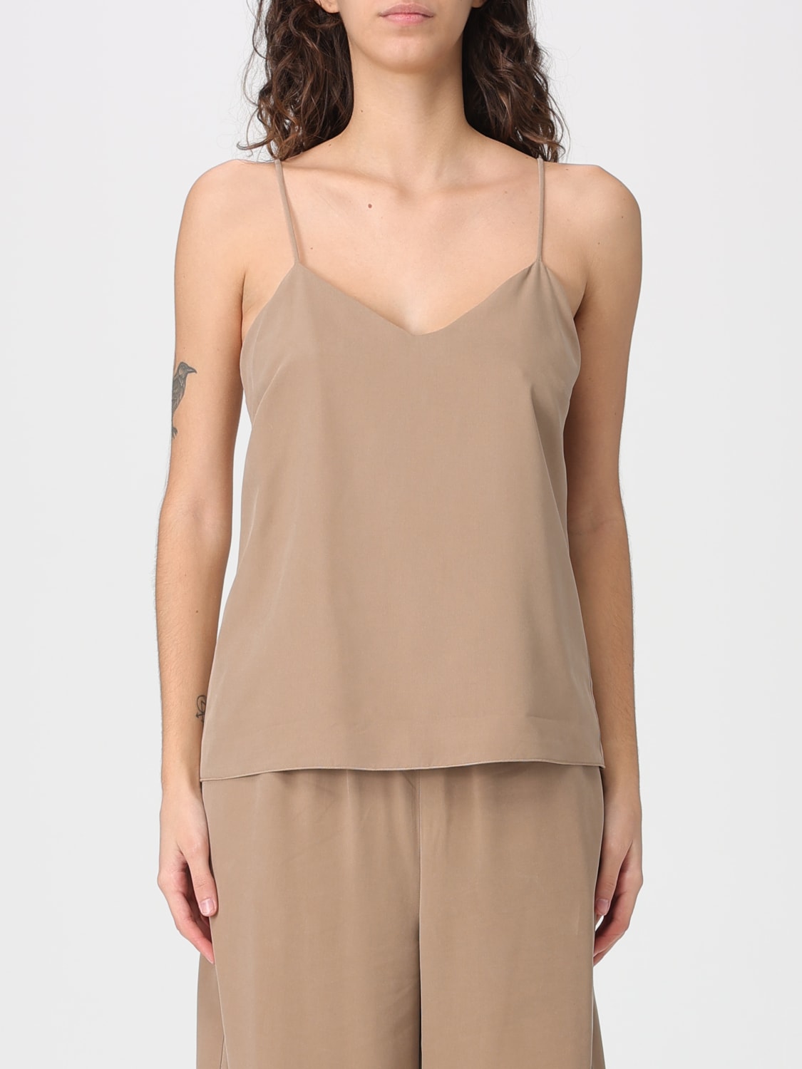 MAX MARA TOP: Top woman Max Mara, Brown - Img 1