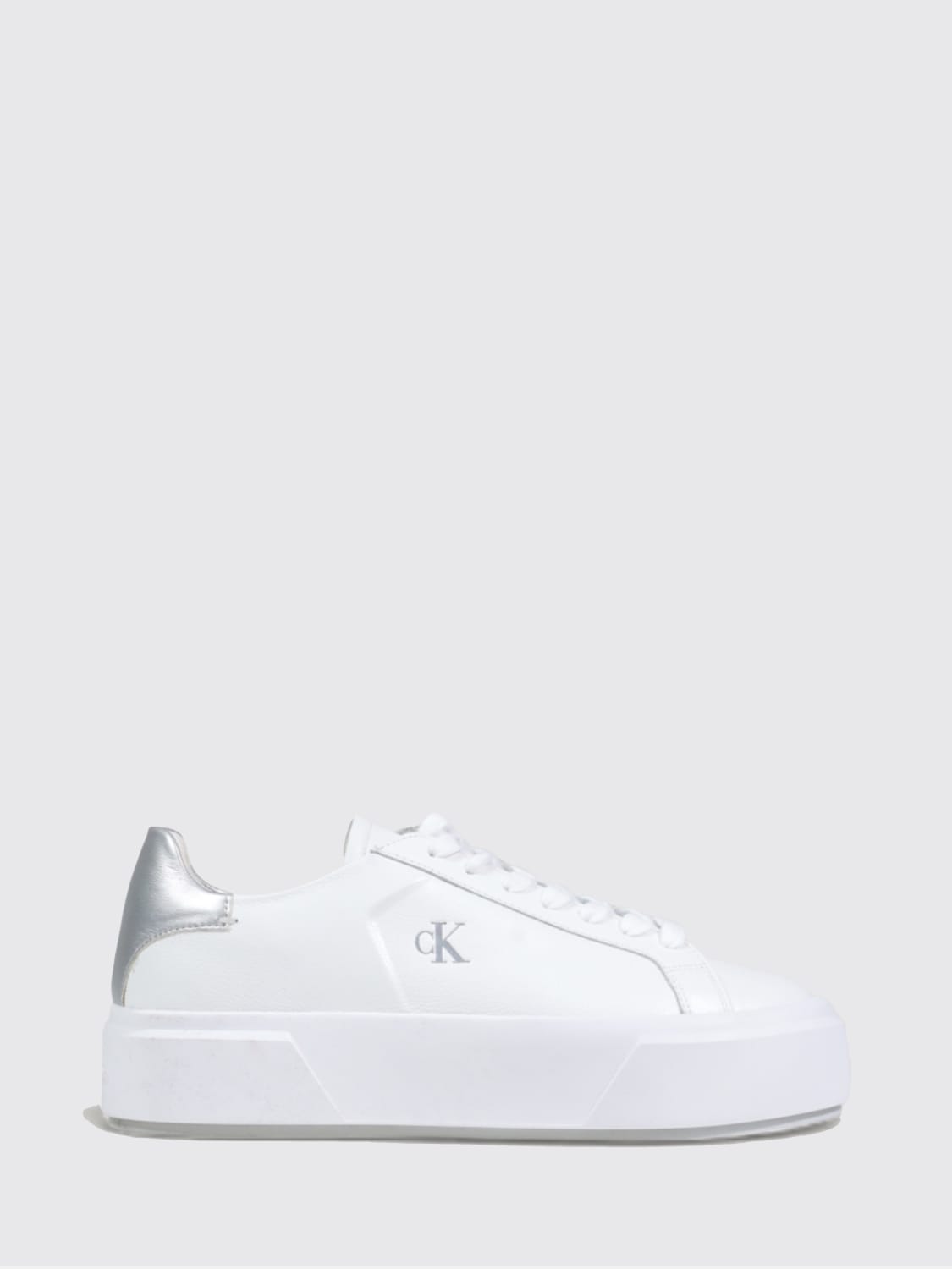 CALVIN KLEIN SNEAKERS: Sneakers woman Calvin Klein, White - Img 1