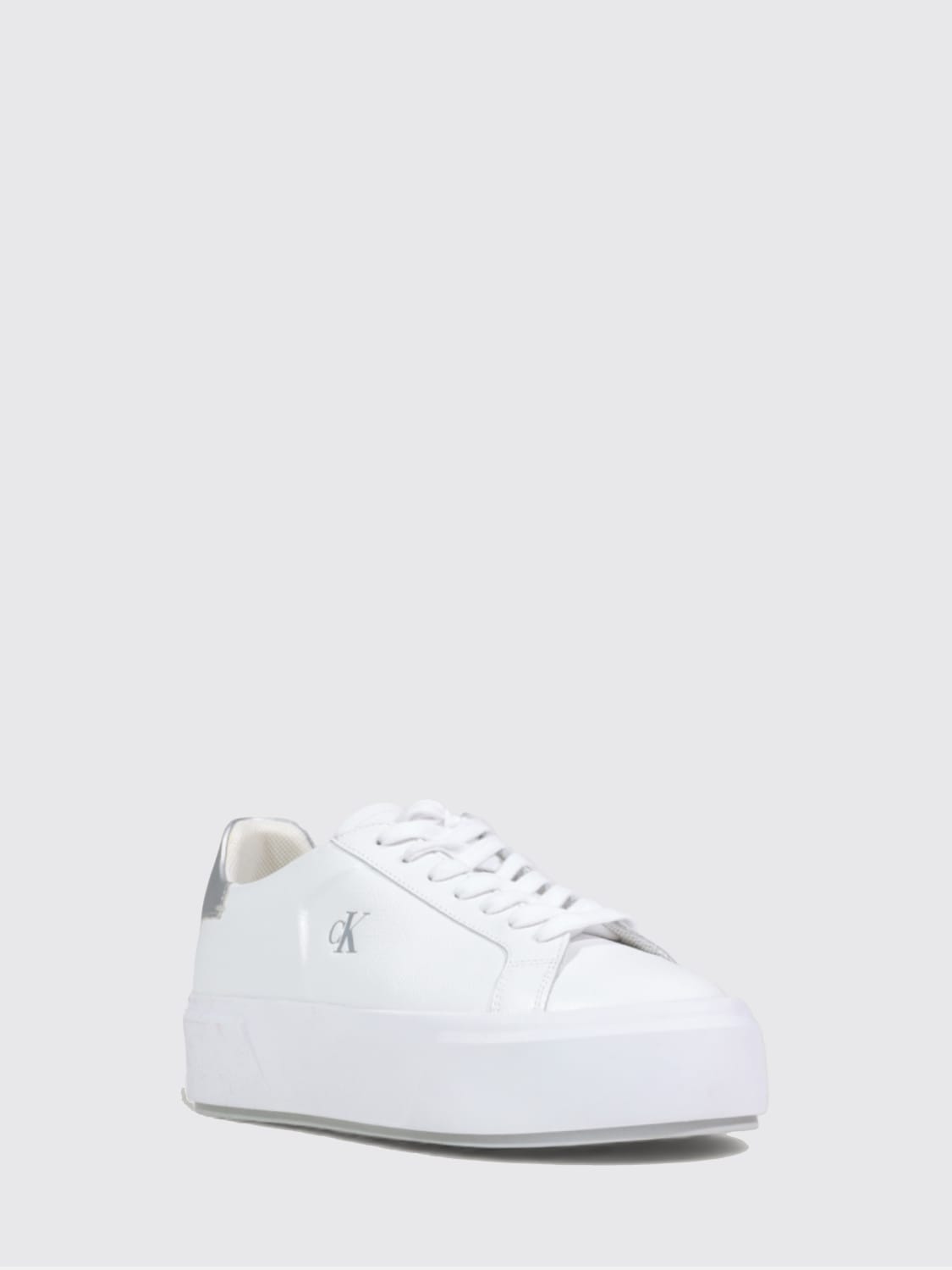 CALVIN KLEIN SNEAKERS: Sneakers woman Calvin Klein, White - Img 2