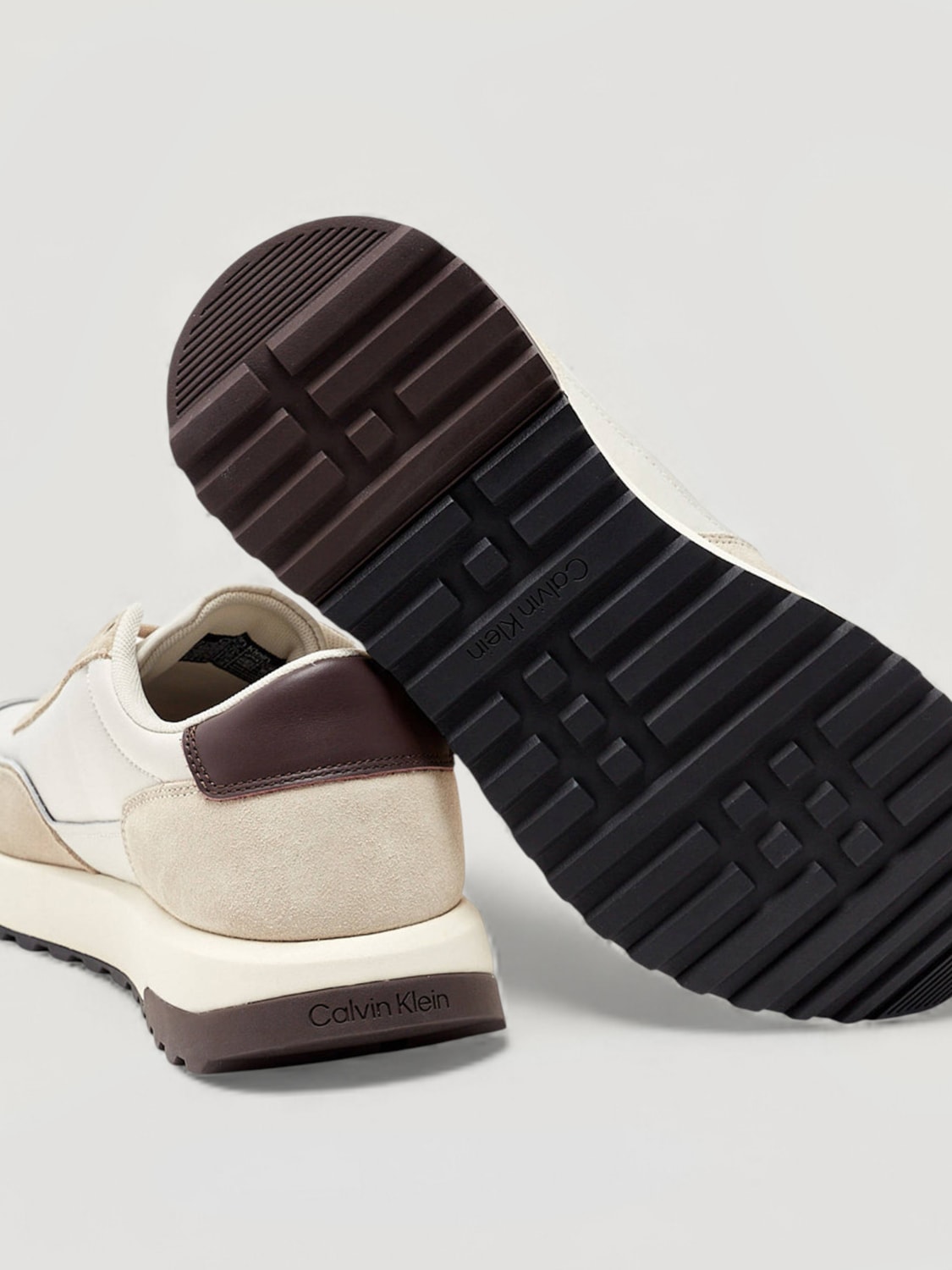 CALVIN KLEIN SNEAKERS: Sneakers men Calvin Klein, Beige - Img 4