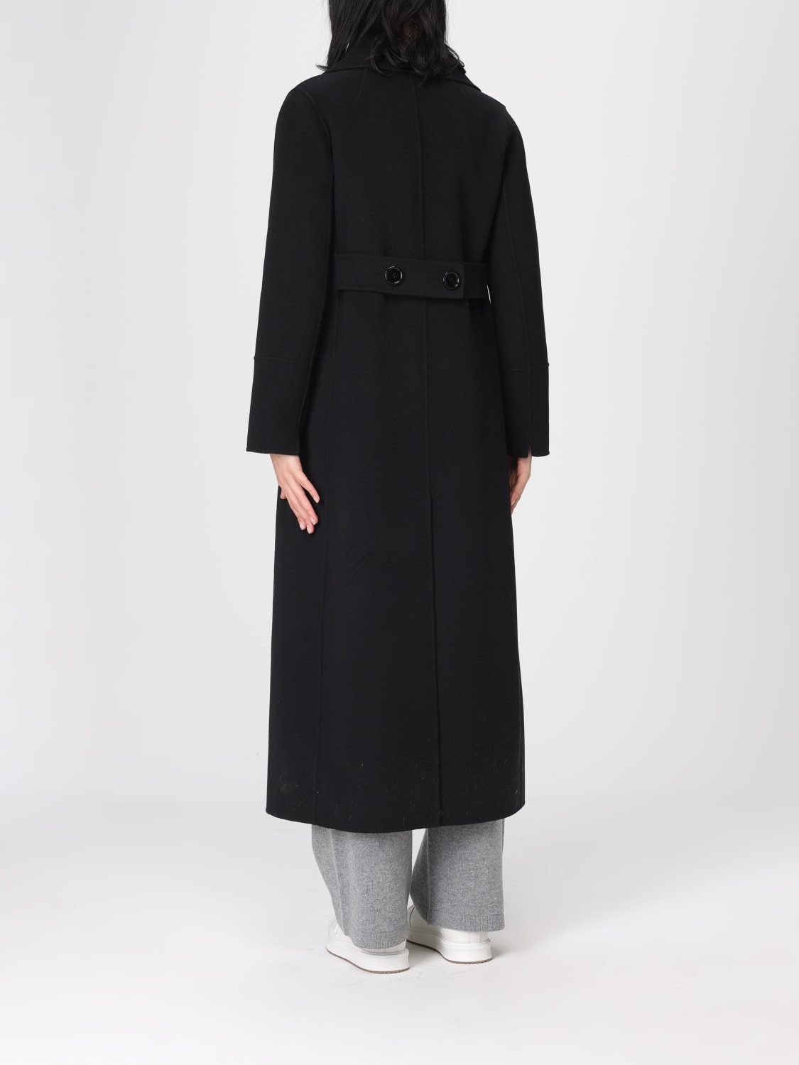 'S MAX MARA ABRIGO: Abrigo mujer 's Max Mara, Negro - Img 2