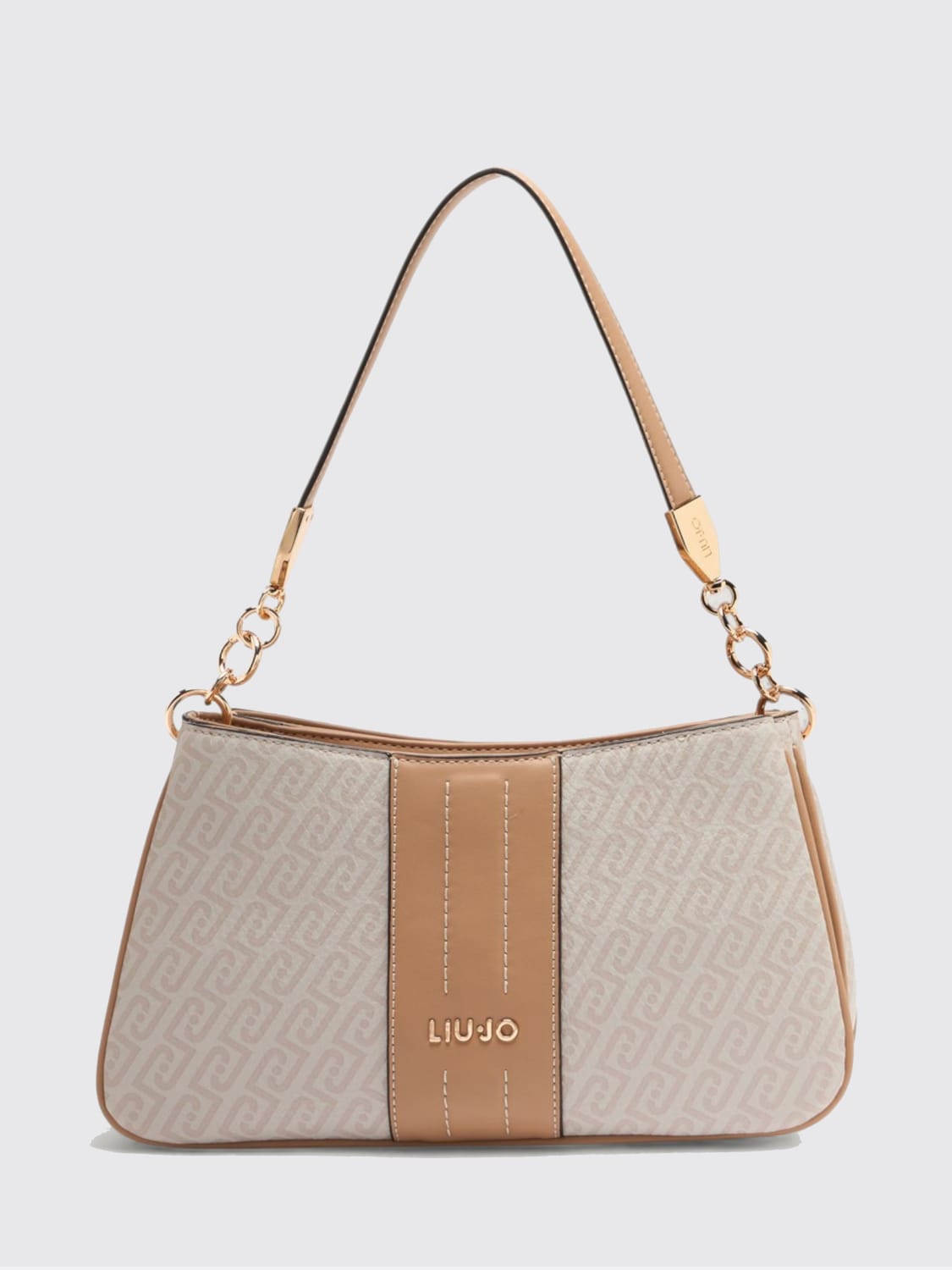LIU JO MINI BAG: Mini bag woman Liu Jo, Beige - Img 1