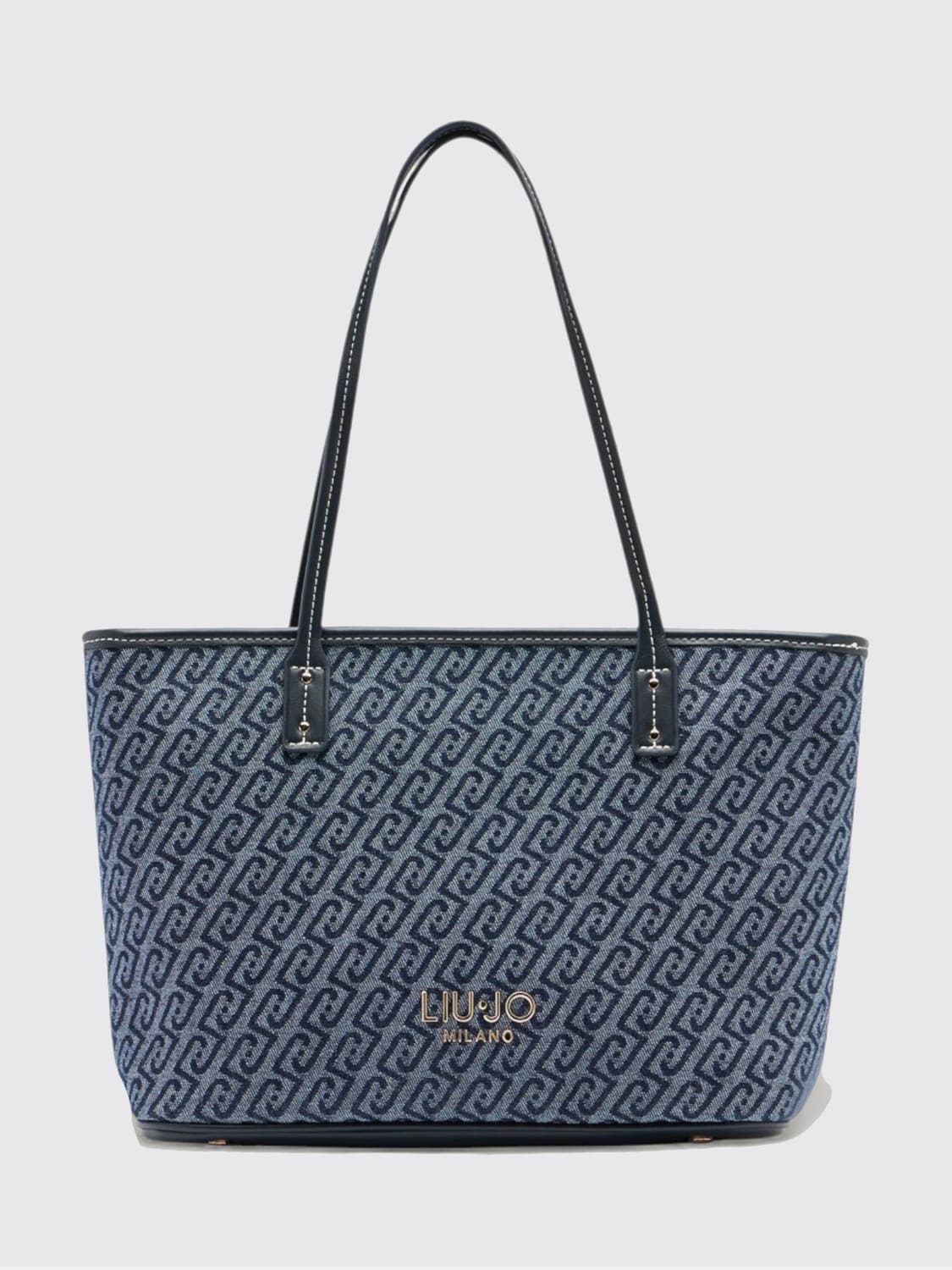 LIU JO SAC PORTÉ ÉPAULE: Sac porté épaule femme Liu Jo, Bleu - Img 1