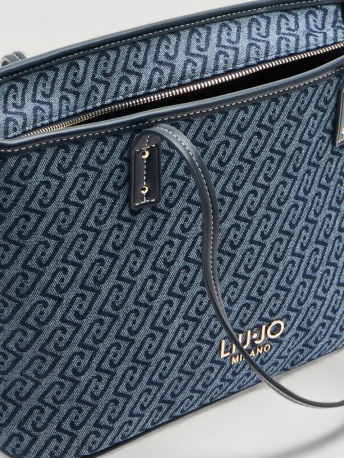 LIU JO SAC PORTÉ ÉPAULE: Sac porté épaule femme Liu Jo, Bleu - Img 3