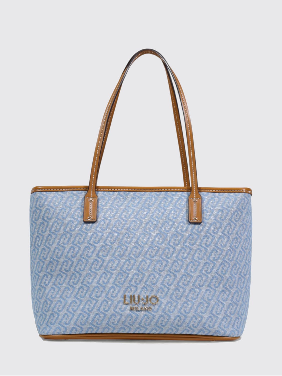 LIU JO SAC PORTÉ ÉPAULE: Sac porté épaule femme Liu Jo, Bleu Azur - Img 1
