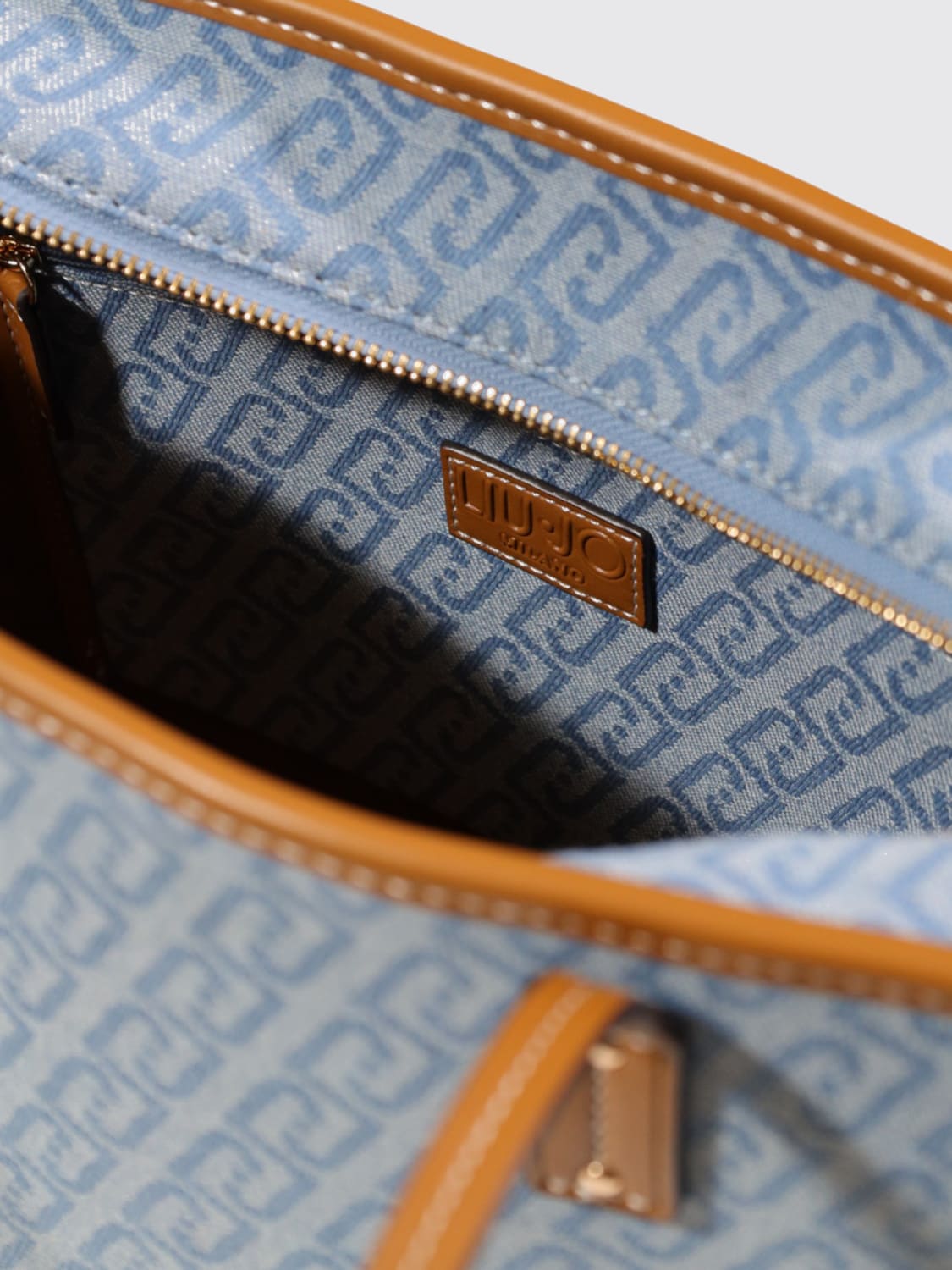 LIU JO SAC PORTÉ ÉPAULE: Sac porté épaule femme Liu Jo, Bleu Azur - Img 4