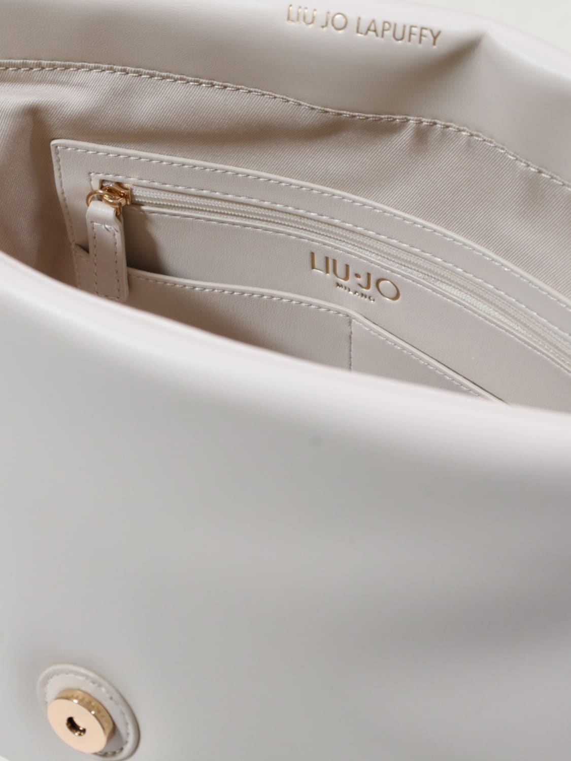 LIU JO SHOULDER BAG: Shoulder bag woman Liu Jo, Cream - Img 3