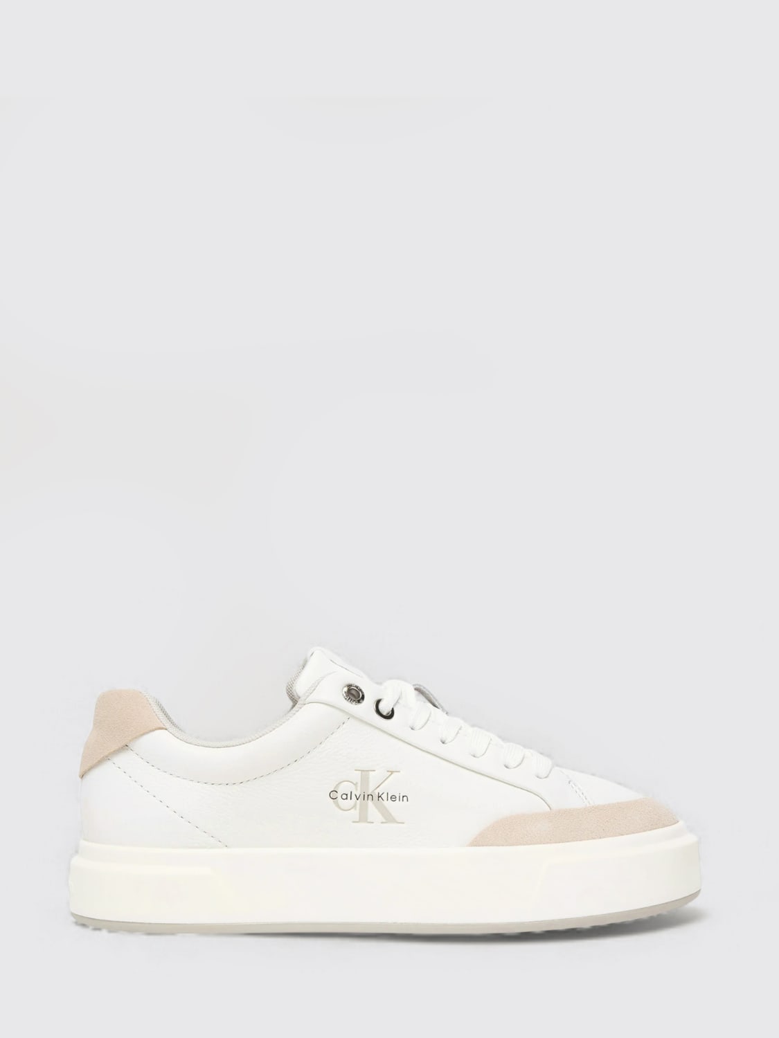 CALVIN KLEIN JEANS SNEAKERS: Sneakers woman Calvin Klein Jeans, White - Img 1