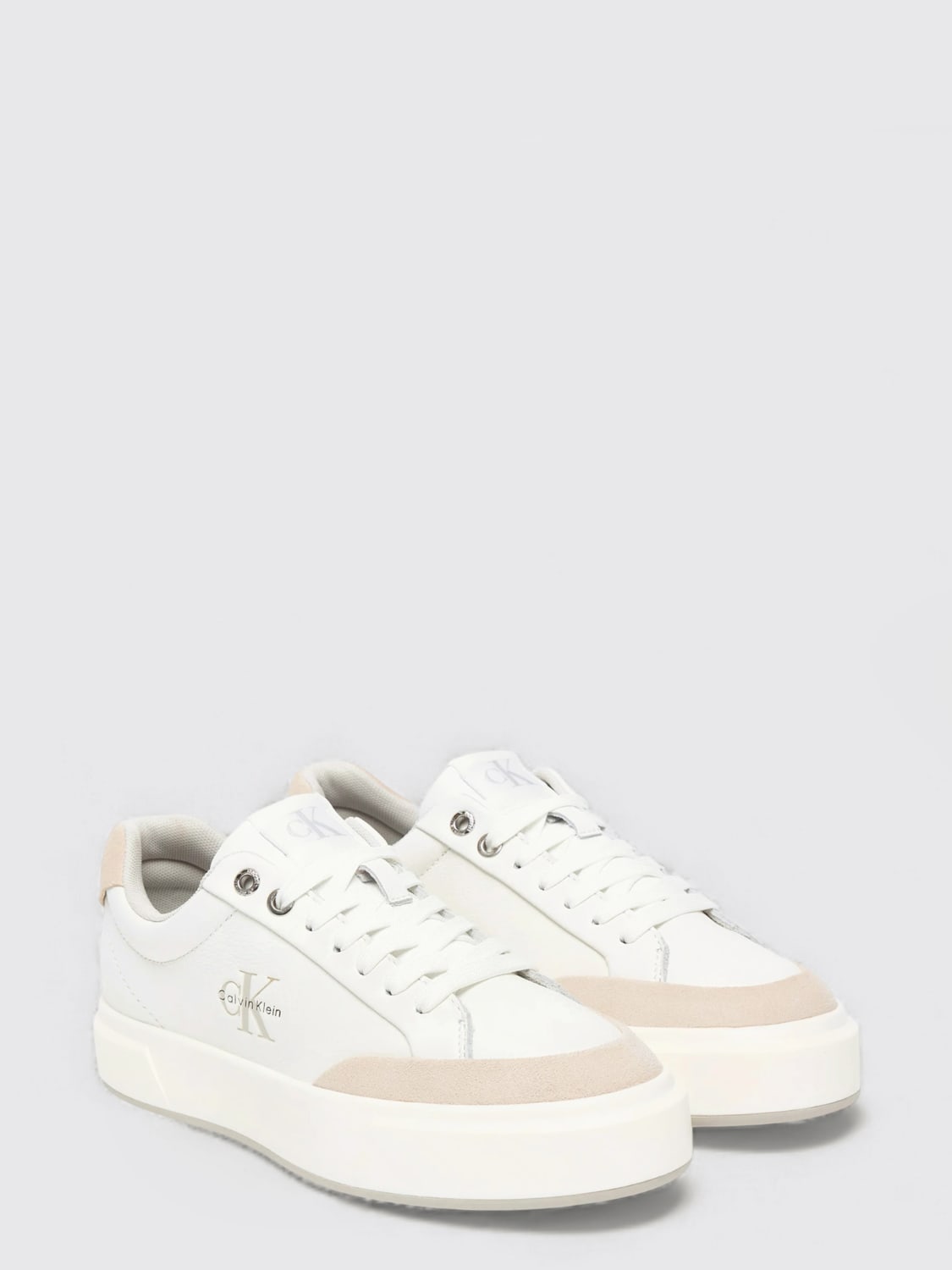 CALVIN KLEIN JEANS SNEAKERS: Sneakers woman Calvin Klein Jeans, White - Img 2