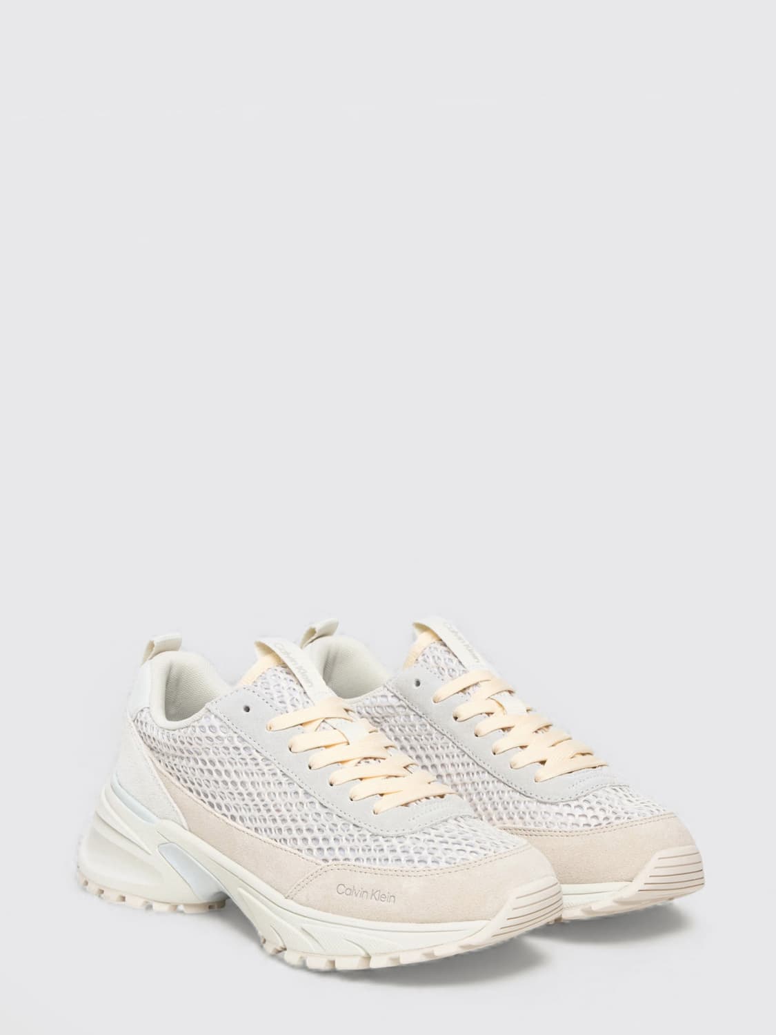 CALVIN KLEIN JEANS 运动鞋: 运动鞋 女士 Calvin Klein Jeans, 米色 - Img 2