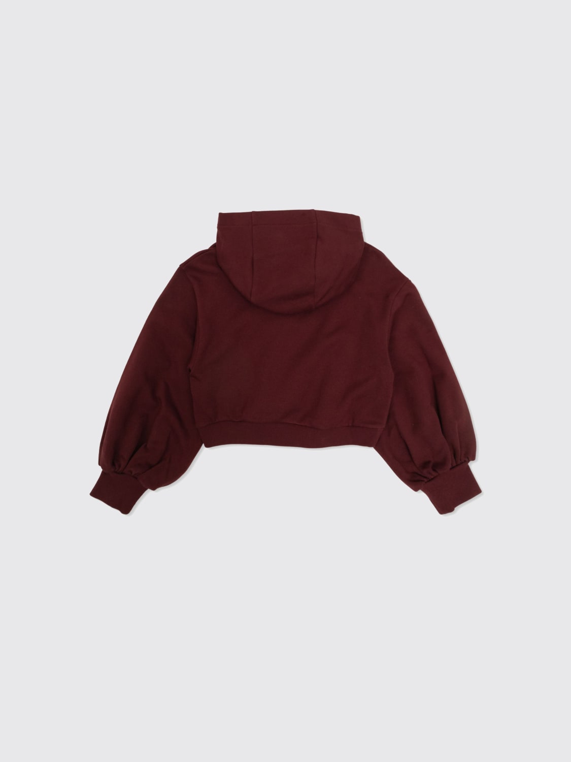 FENDI 毛衣: 毛衣 儿童 Fendi, 酒红 - Img 2